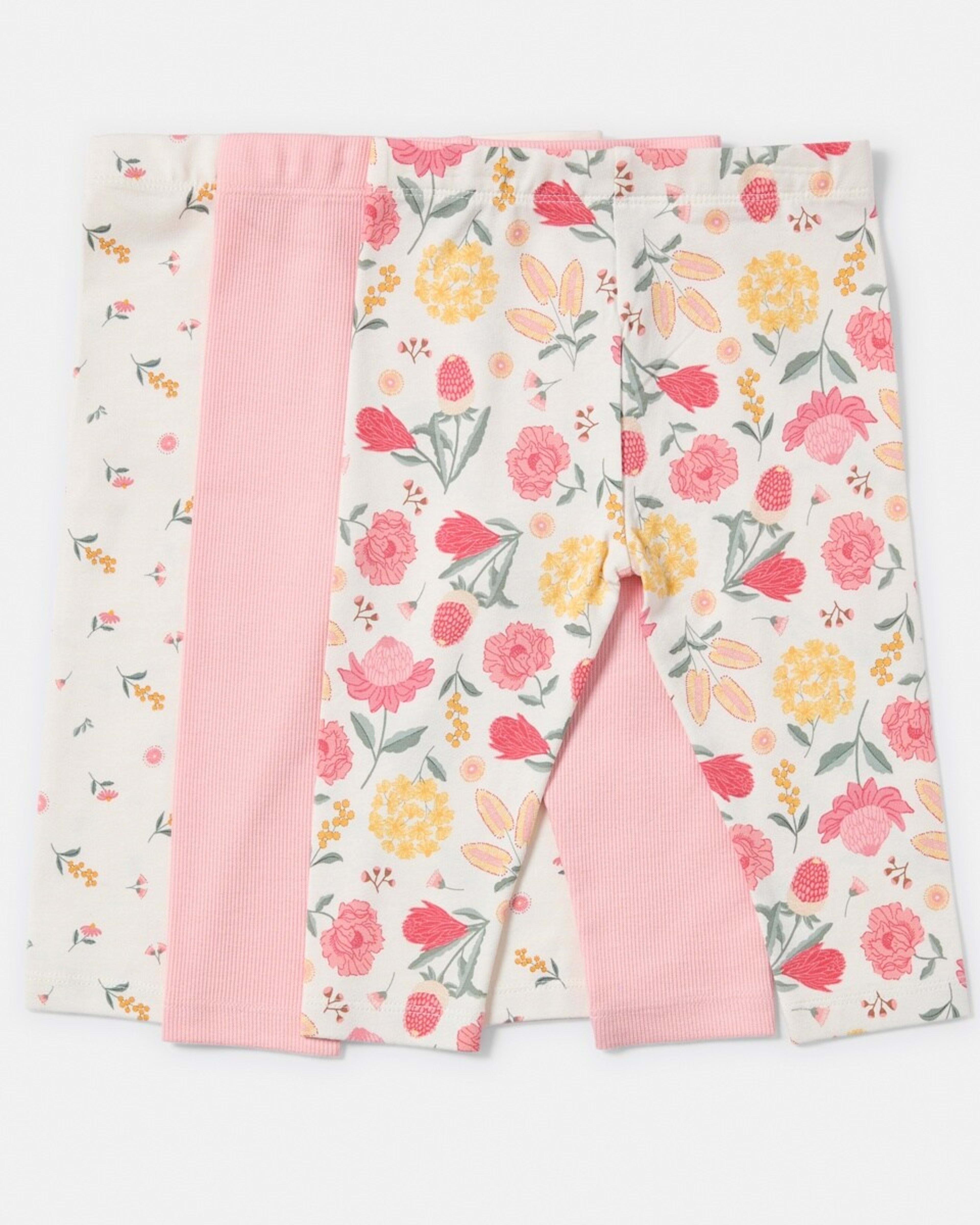 2 3 Pack Print Leggings NATIVE FLORAL, 2 of 8