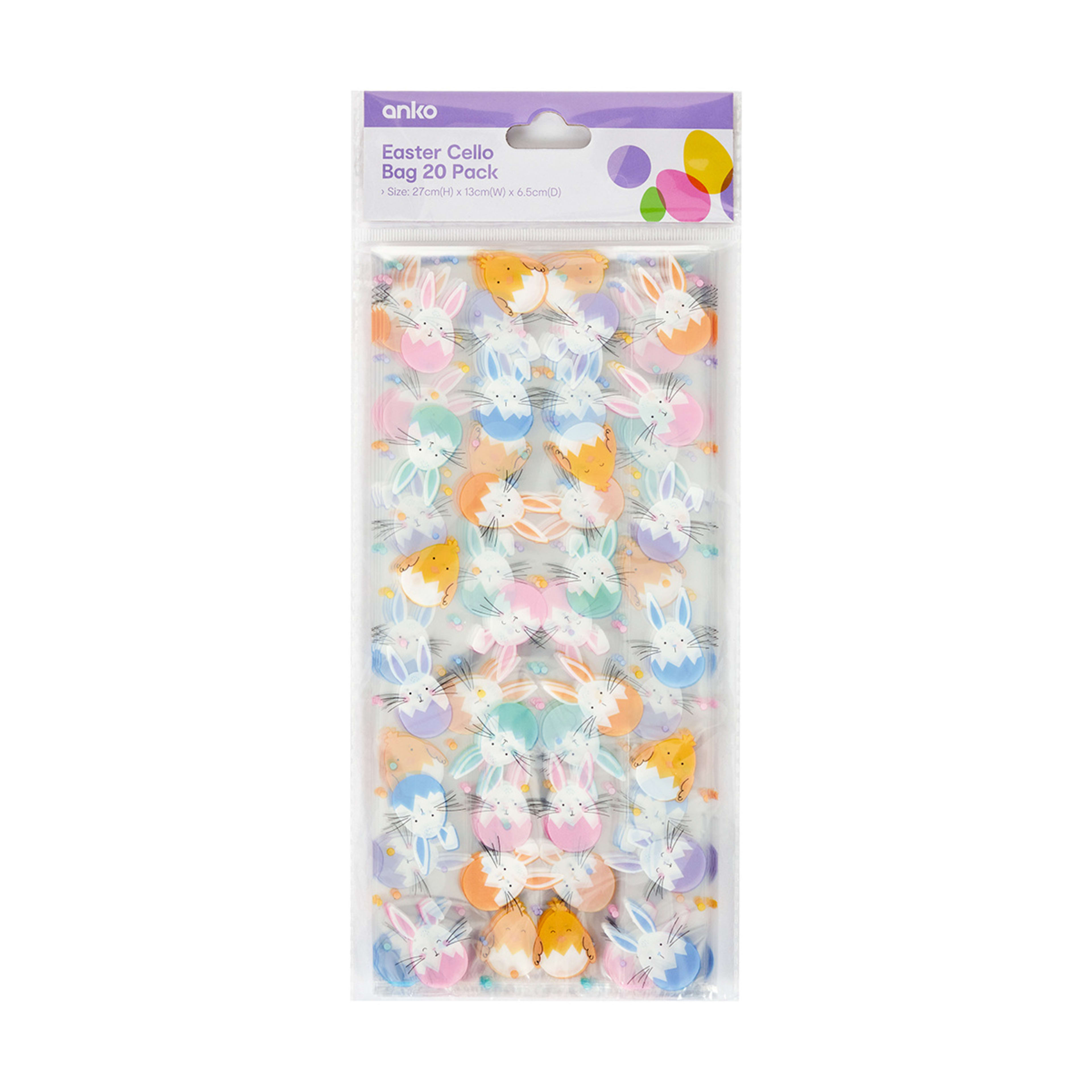 20 Pack Easter Cello Bags Kmart NZ