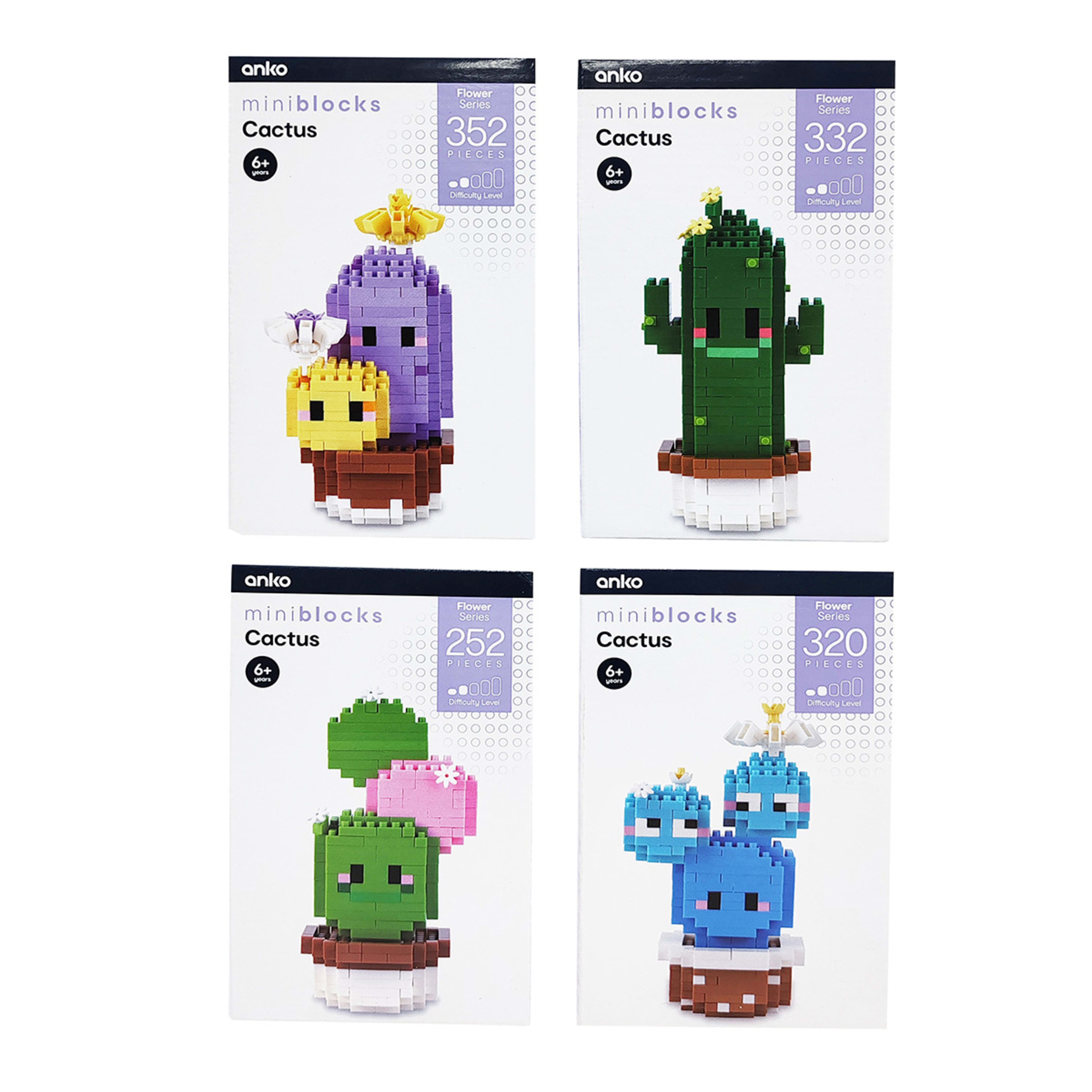 1 Mini Blocks Flower Series: Cactus - Assorted