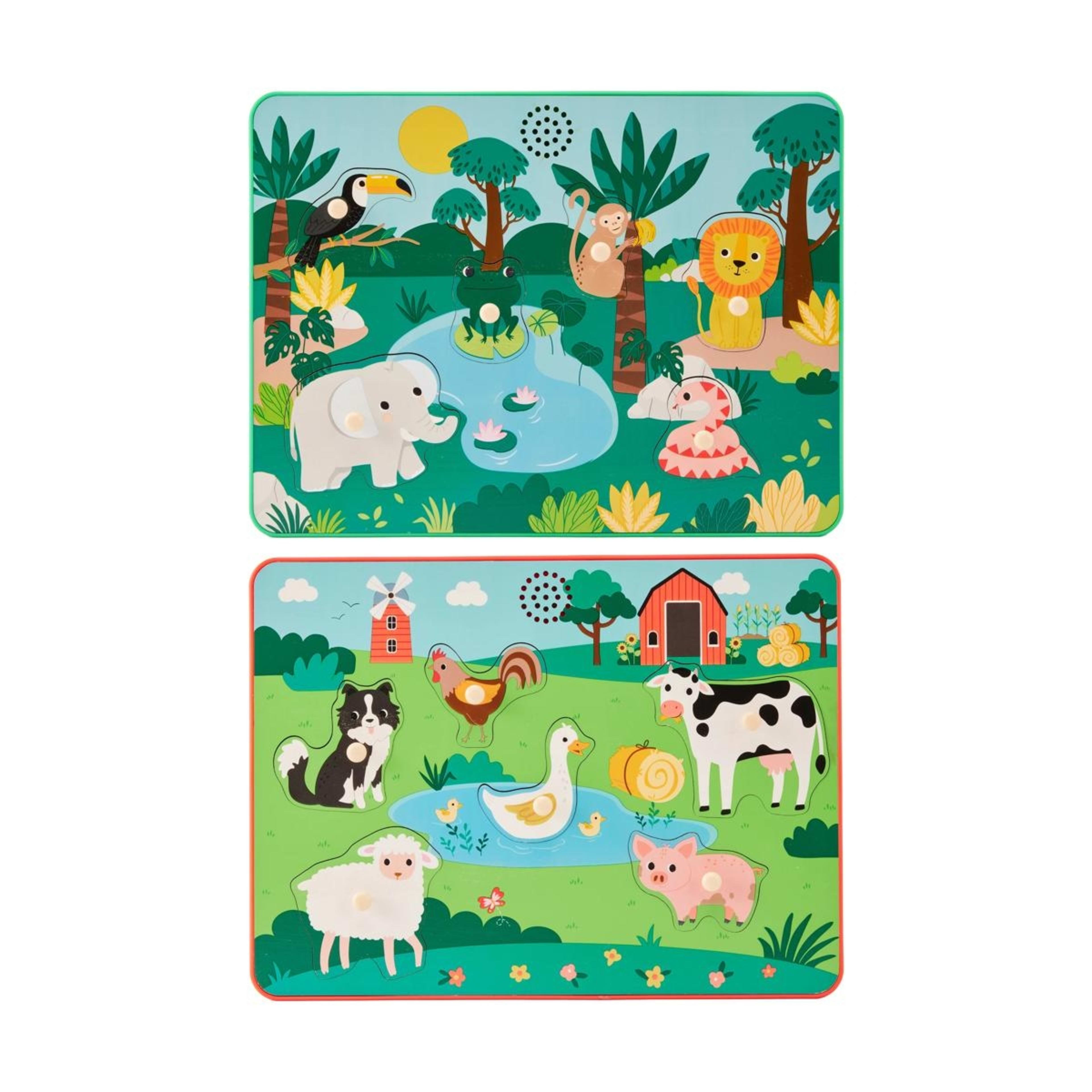 1 Wooden Sound Puzzle - Assorted