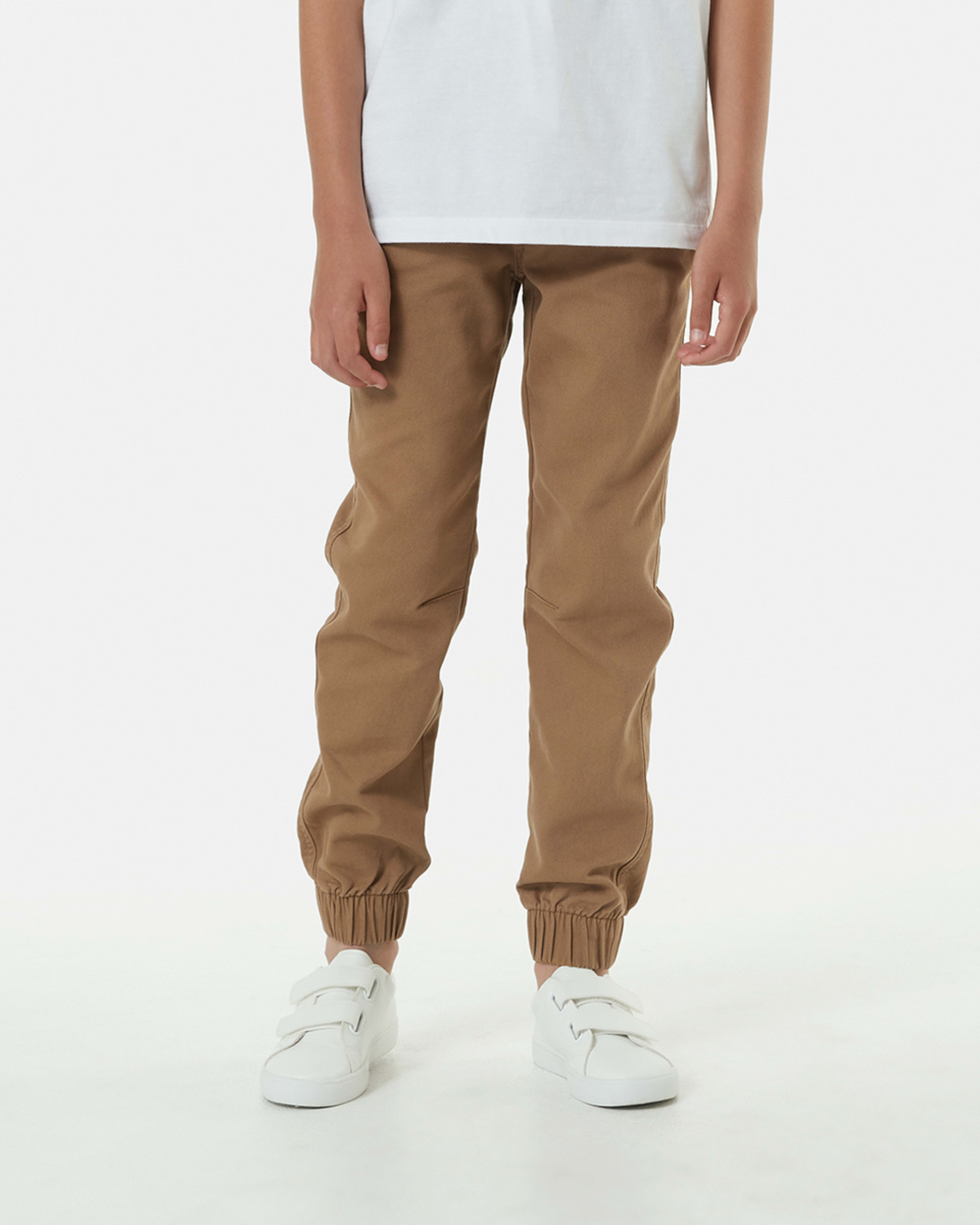 1 Pull On Bow Leg Cuff Pants Coco Brown