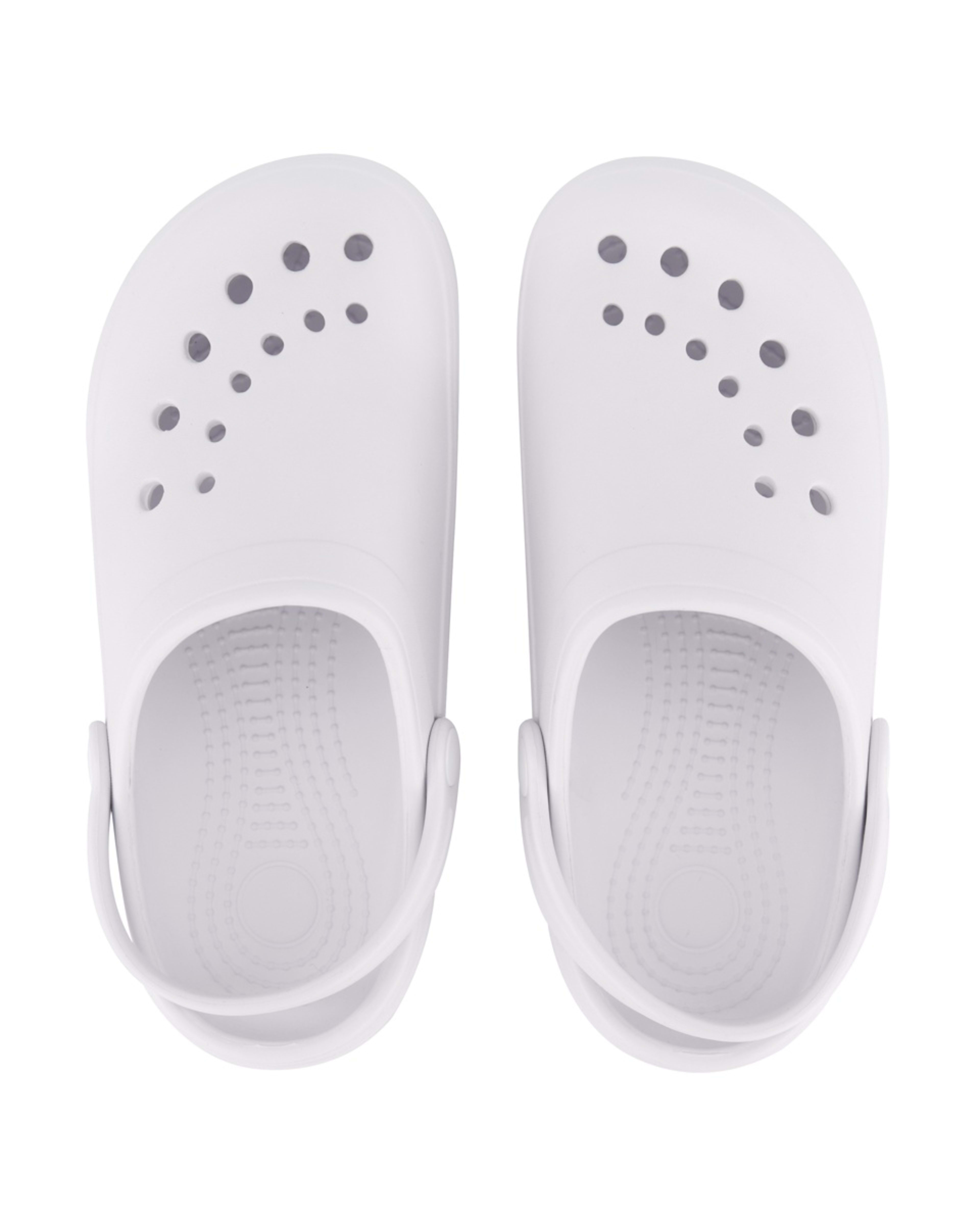 3 Senior Slip-On Clogs White, 3 of 4