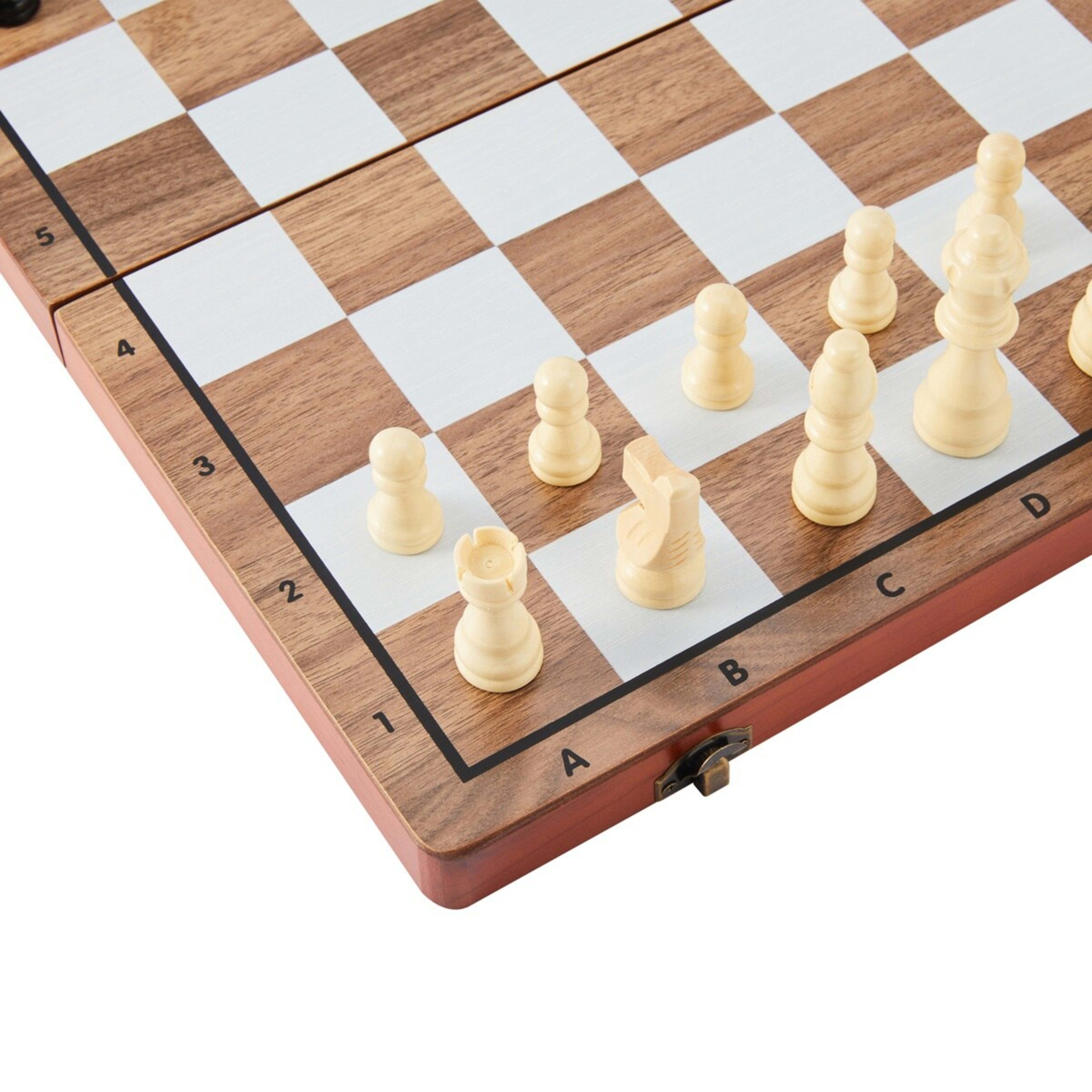 4 Chess Checkers Backgammon Games, 4 of 6