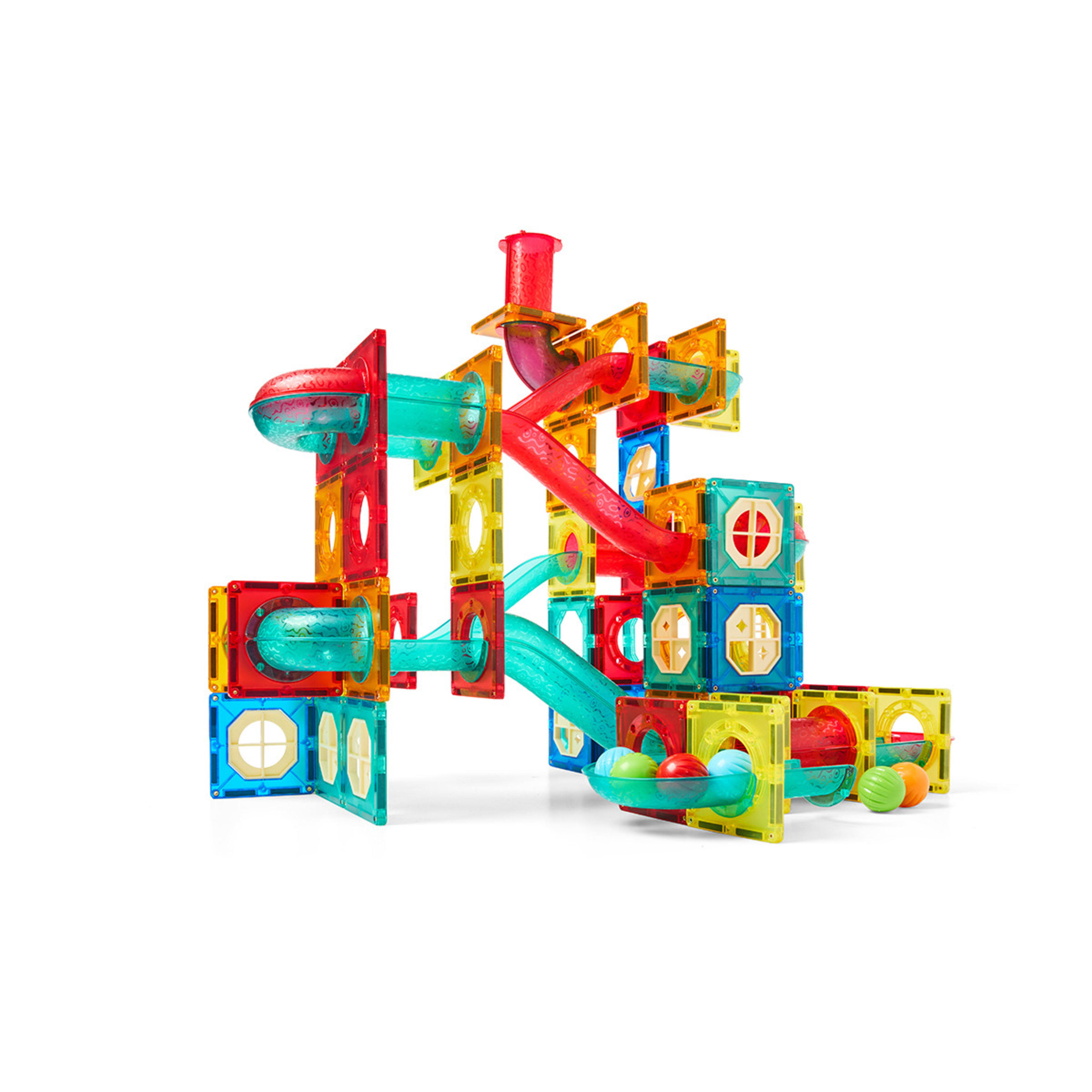 125 Piece Magnetic Pipeline Tiles Set - Kmart