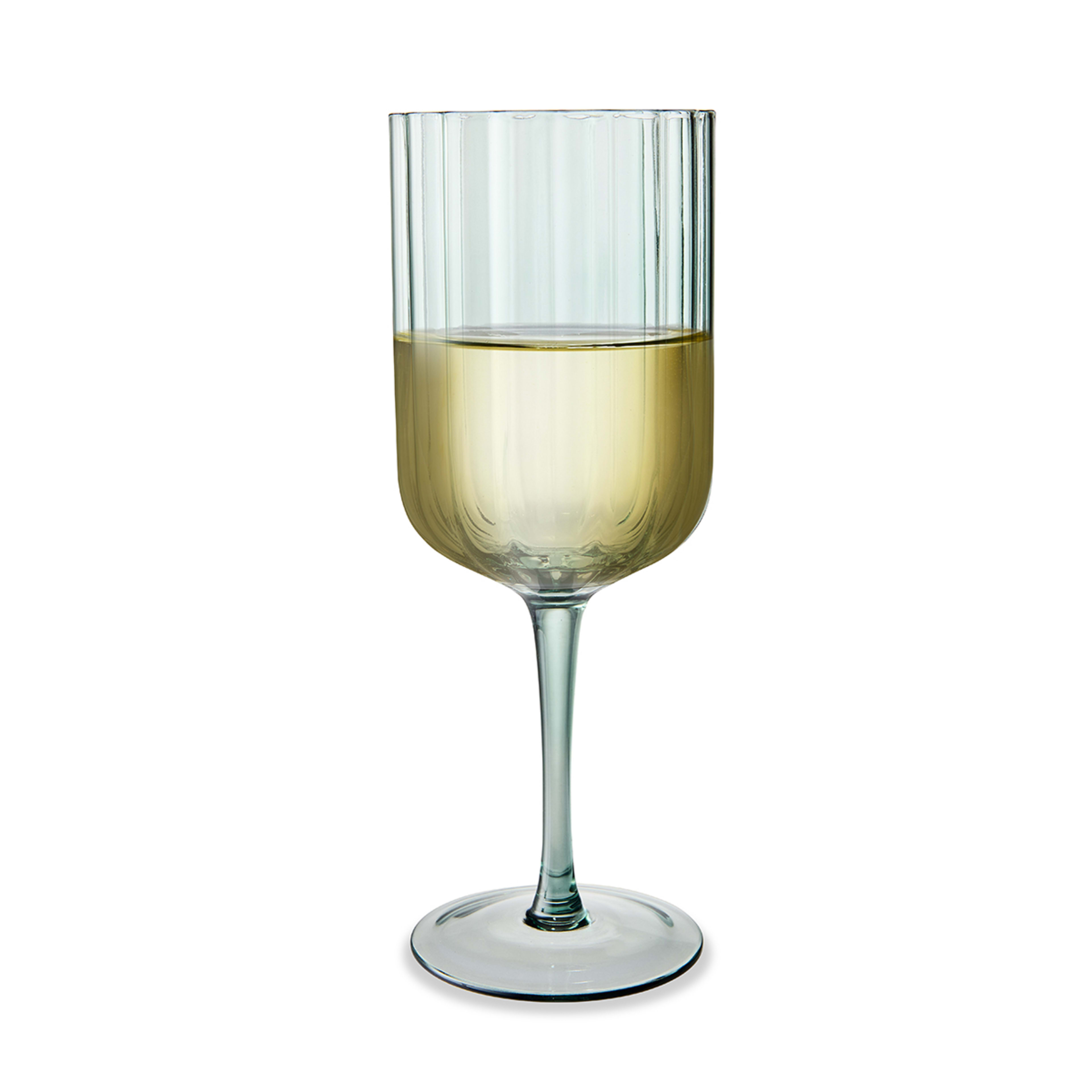 3 4 Ruffle Wine Glasses, 3 of 5