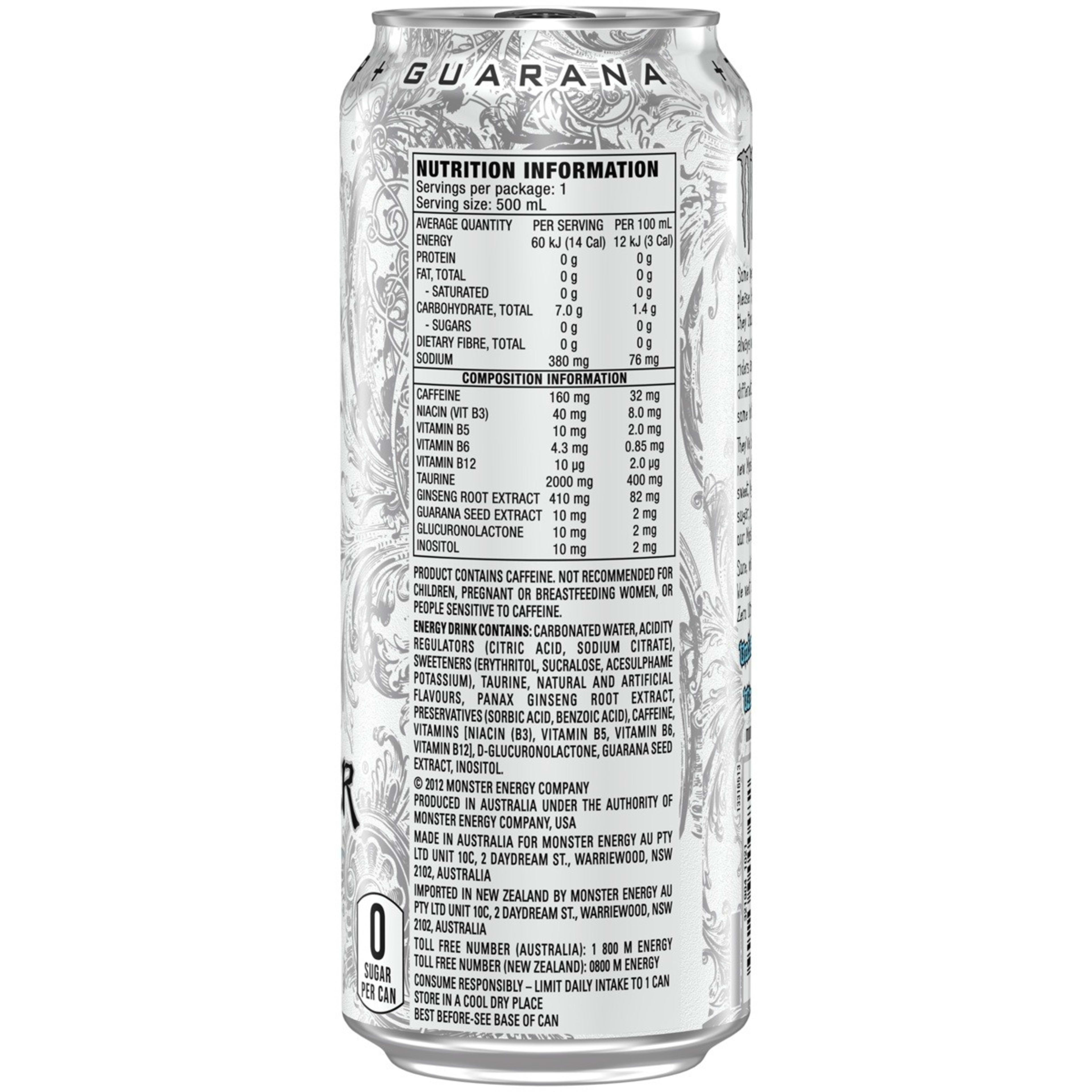 2 Monster Energy Drink Zero Ultra 500ml, 2 of 3