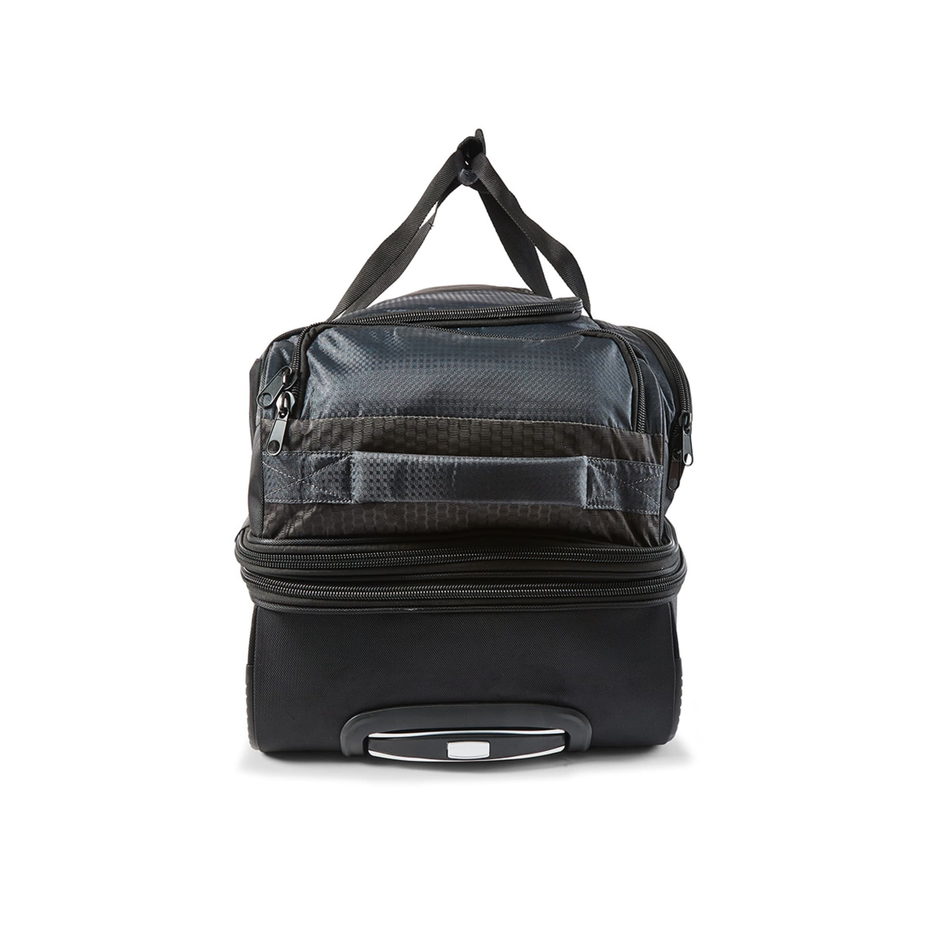 120L Rolling Transit Duffle Bag Black Kmart