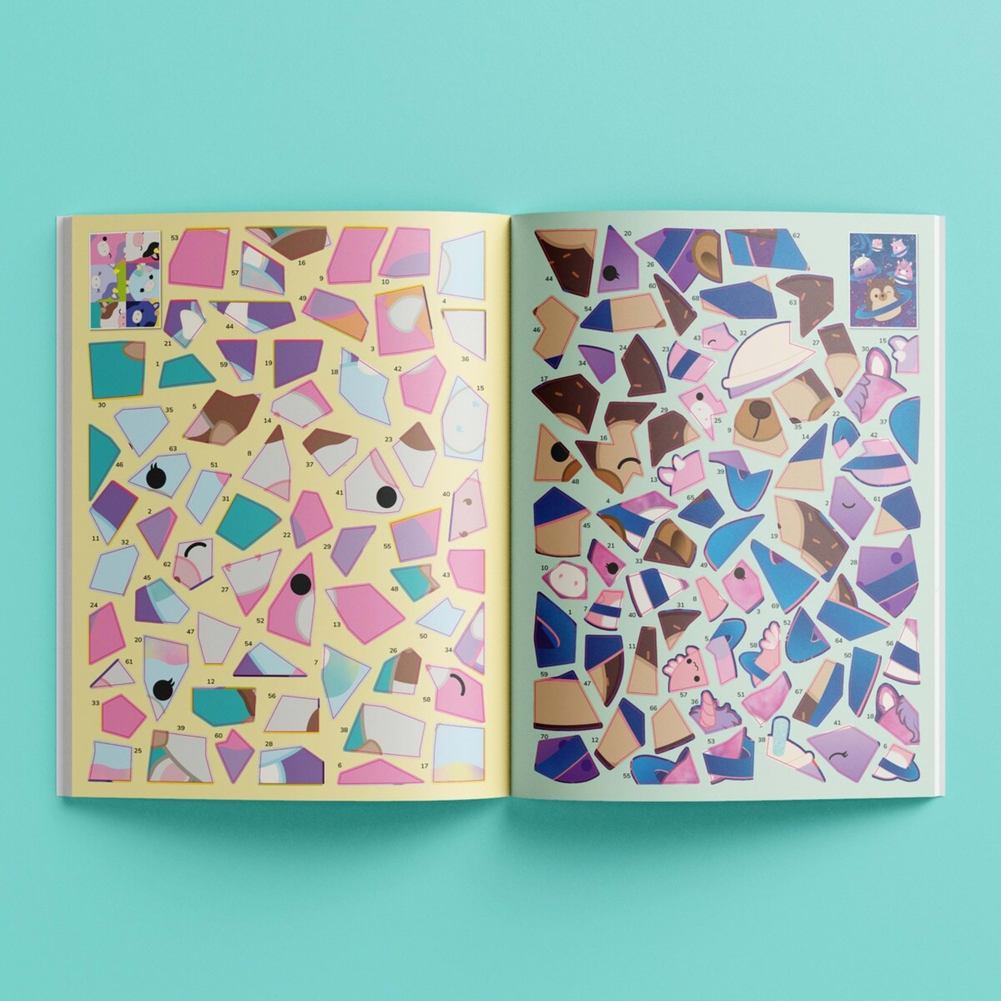 4 Kaleidoscope Original Squishmallows Sticker Mosaics - Book, 4 of 7