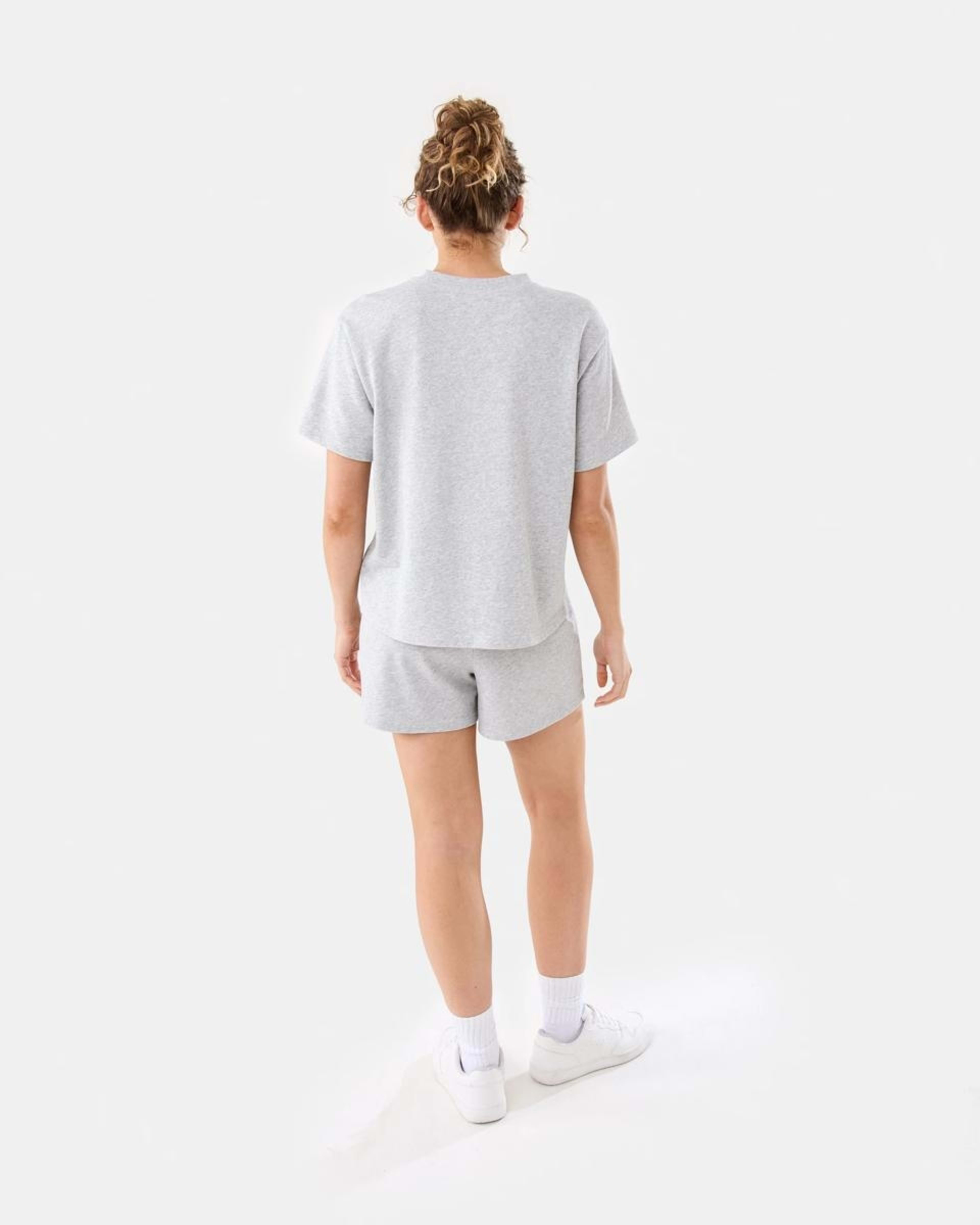 4 Active Womens Terry T-shirt SOFT GREY MARLE, 4 of 7