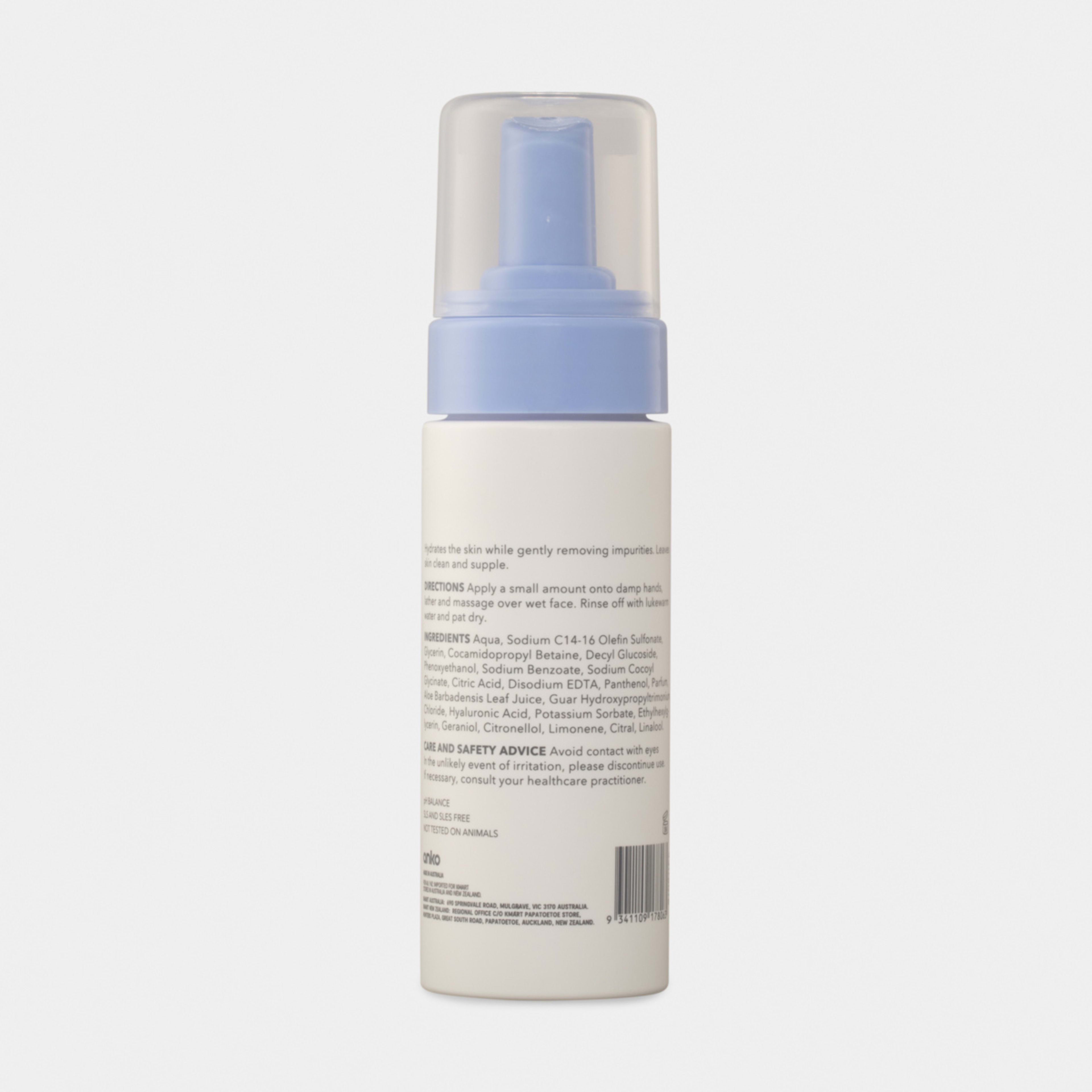 Foaming Face Wash 150ml Hyaluronic Acid Kmart