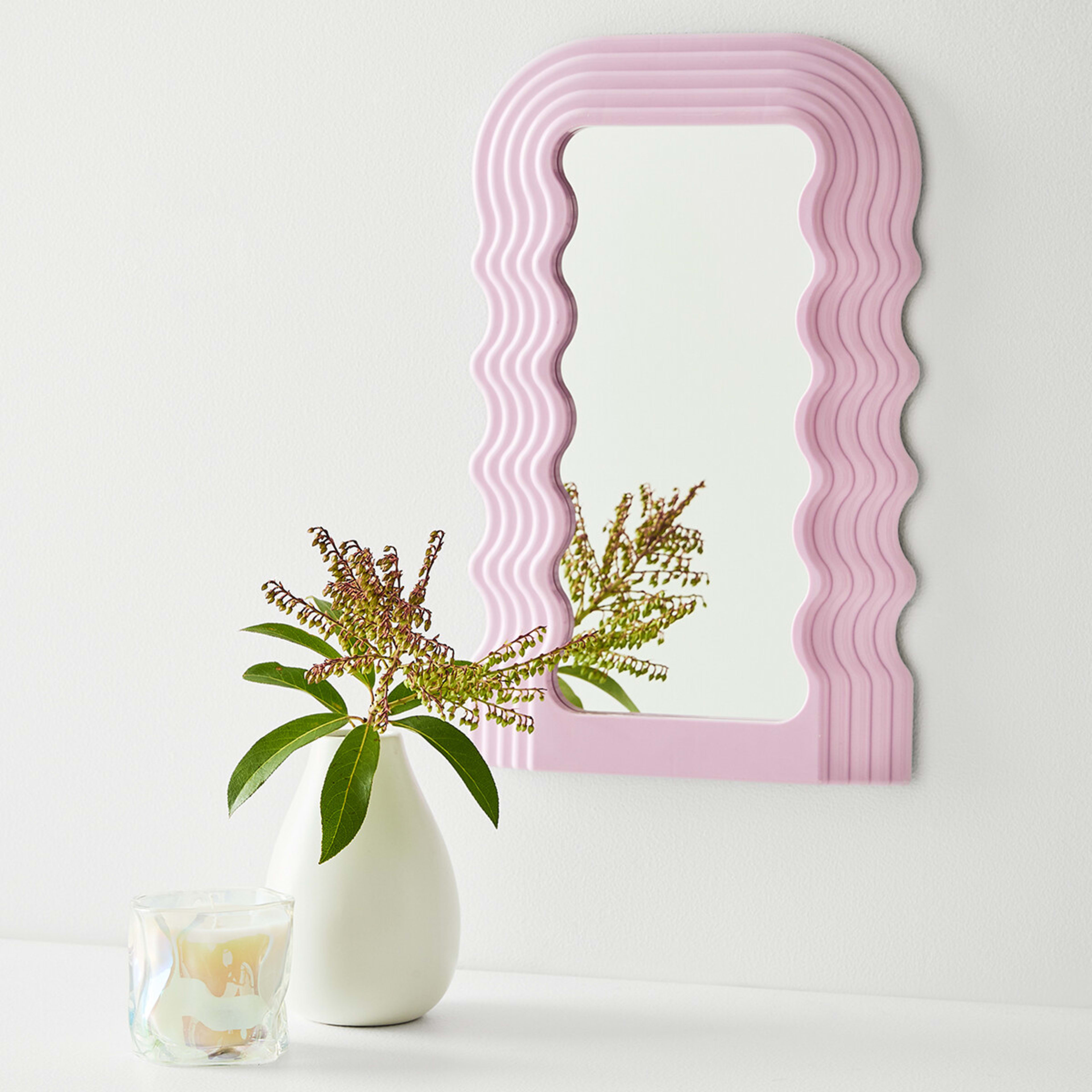 Wavy Mirror - Lilac - Kmart