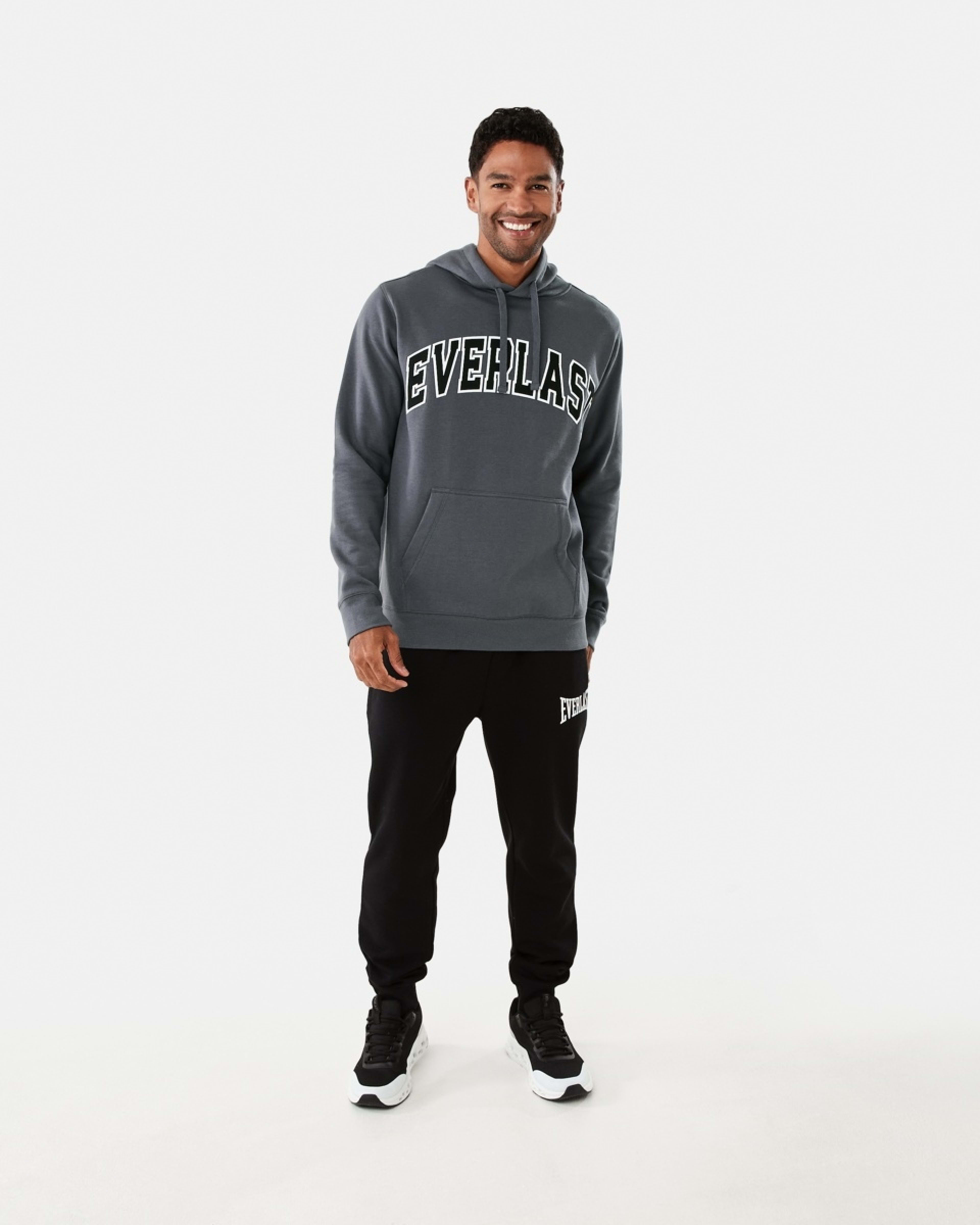 7 Everlast Mens Classic Sport Hoodie EVER CLASSIC ASH GREY, 7 of 7