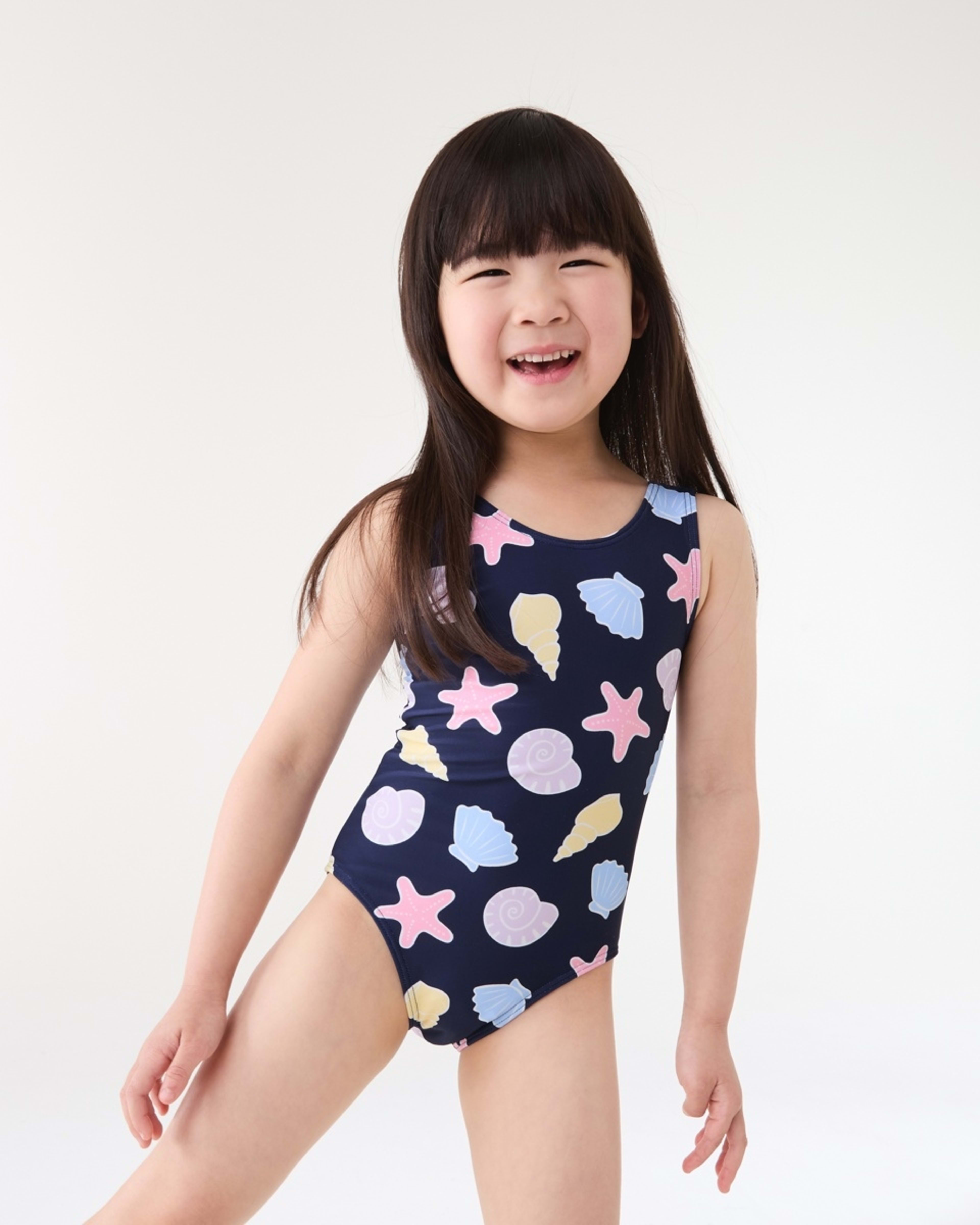 1 One Piece Swimsuit SEA SHELL DEEP INDIGO, 1 of 8