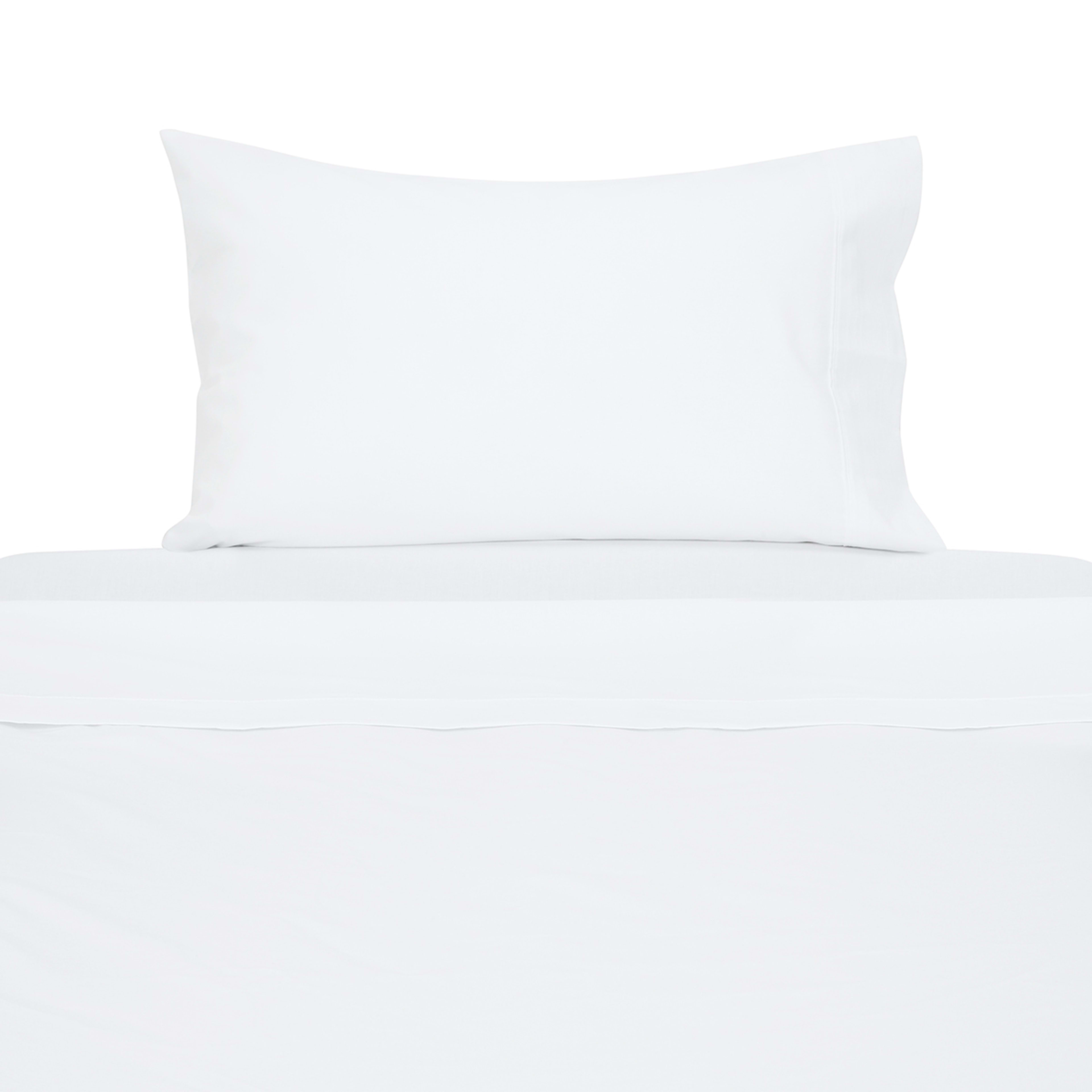 180 Thread Count Sheet Set Single Bed, White Kmart