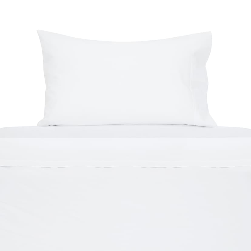 180 Thread Count Sheet Set Single Bed, White Kmart