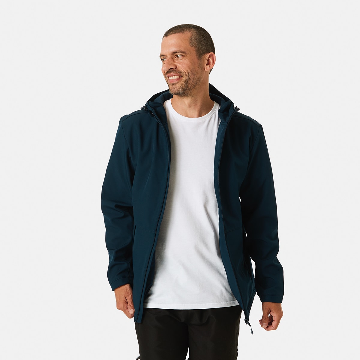 Active Mens Outdoor Bonded Shell Jacket Kmart