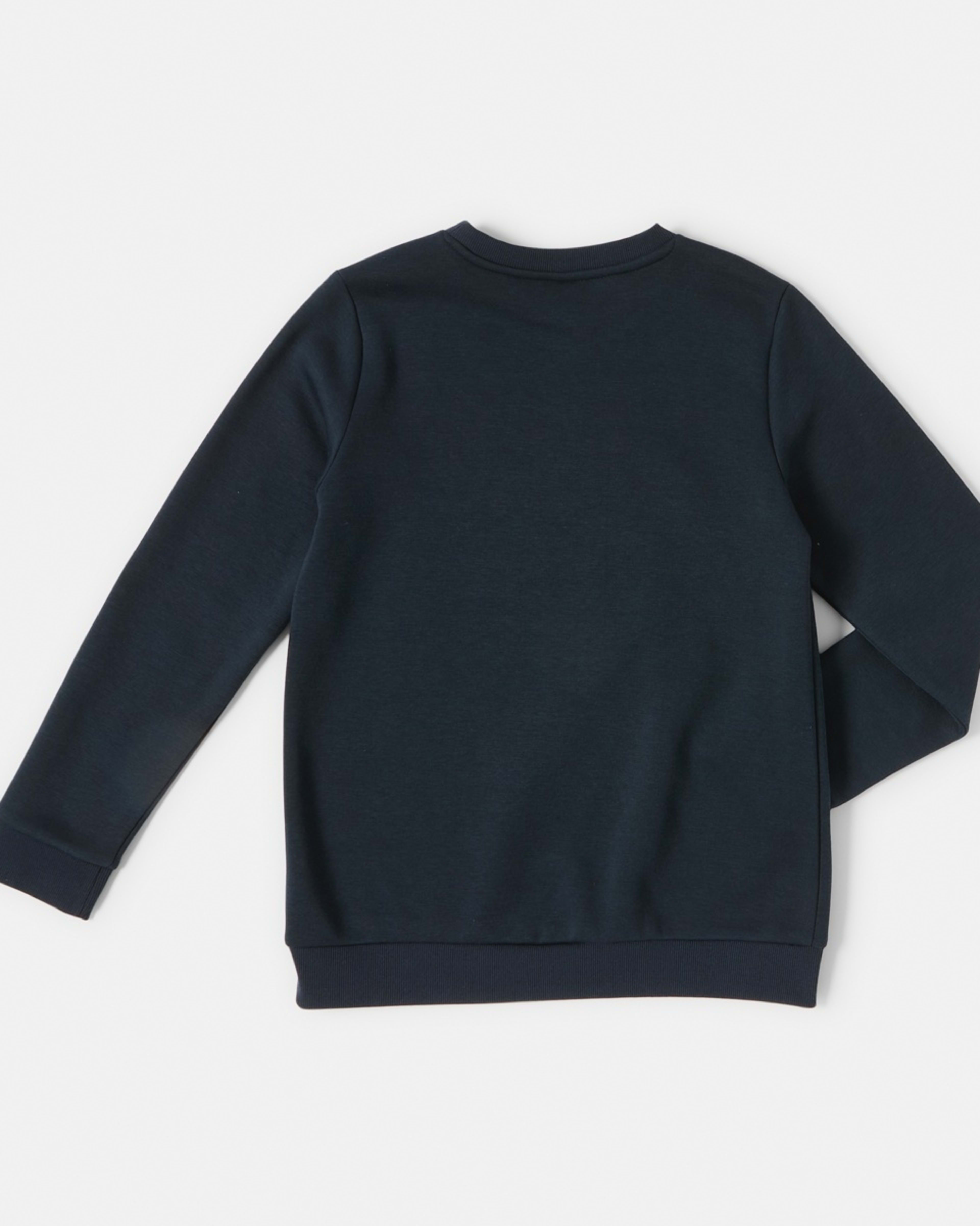 8 Basic Crew Sweatshirt Nvy Sphire, 8 of 9