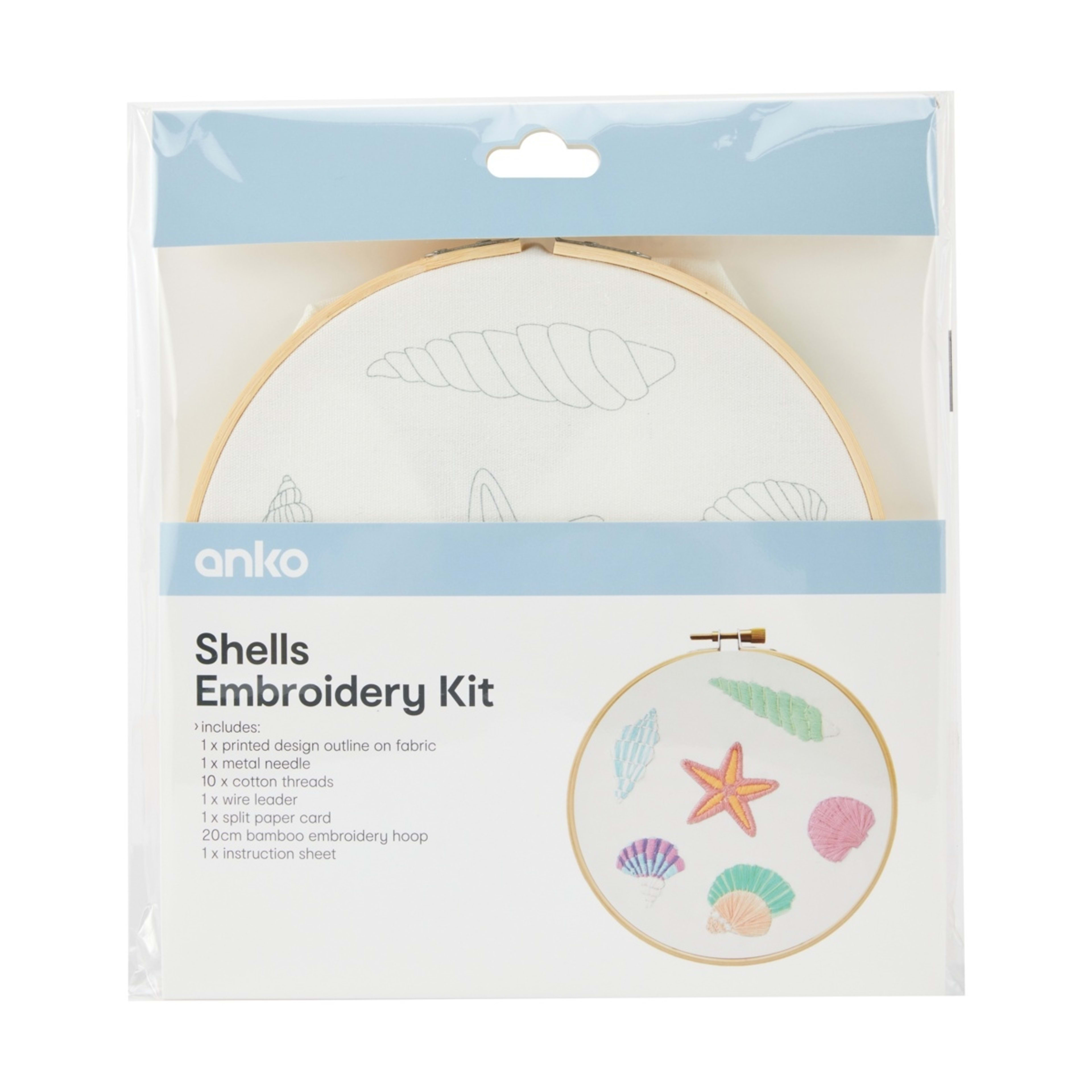 1 Shells Embroidery Kit