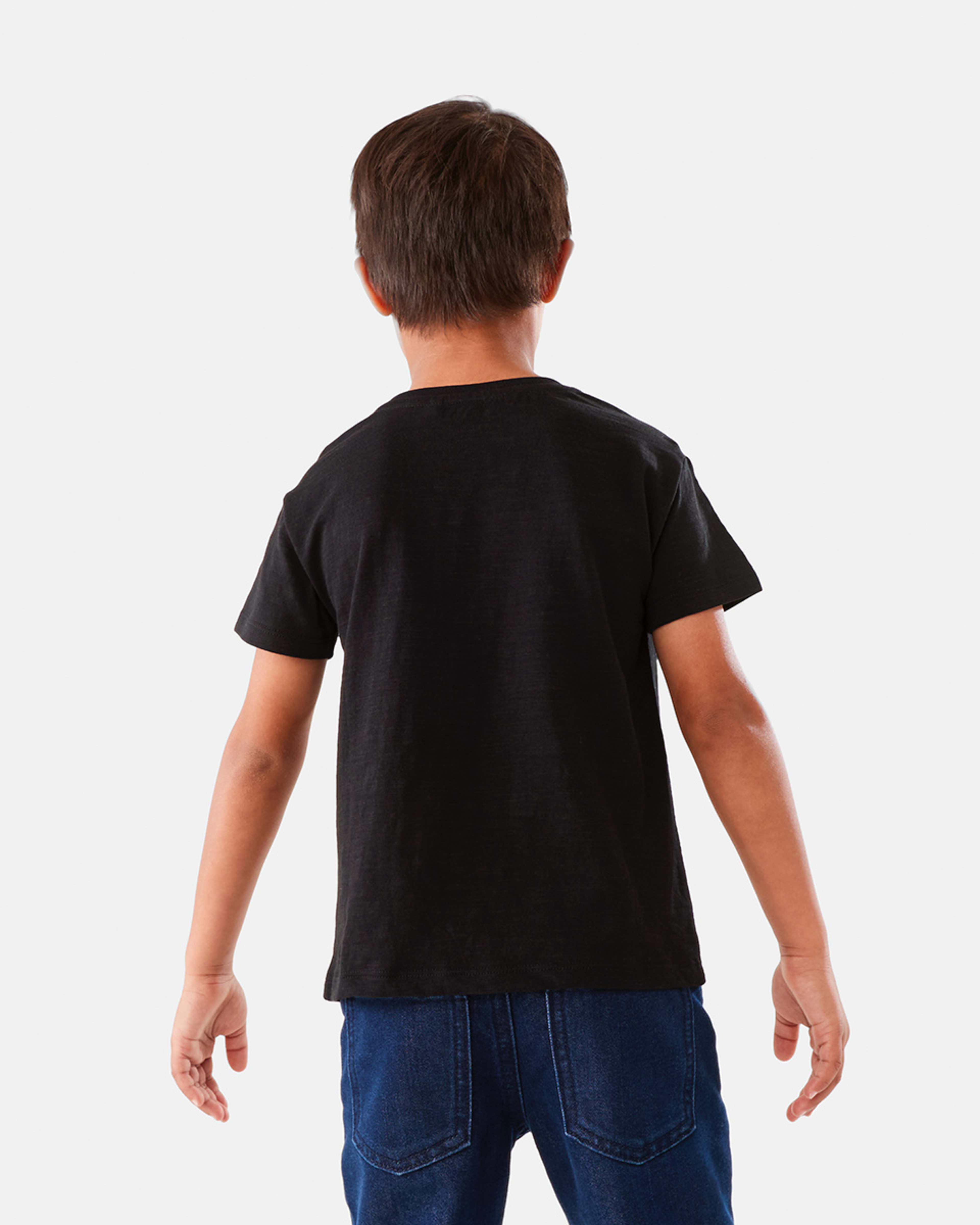 2 Foil Print T-shirt Black Dino, 2 of 7