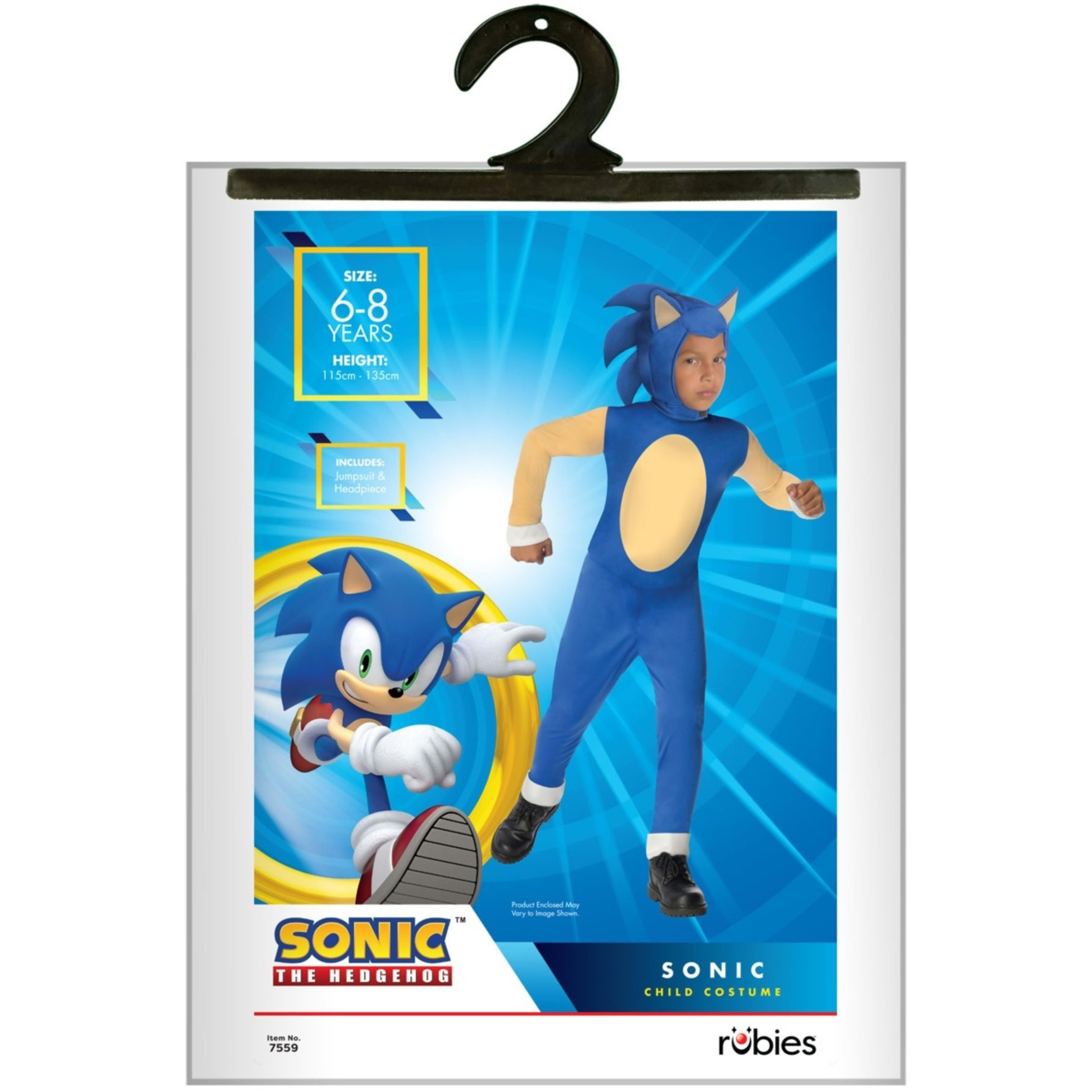 4 Sonic the Hedgehog Child Costume - Ages 6-8, 4 of 4