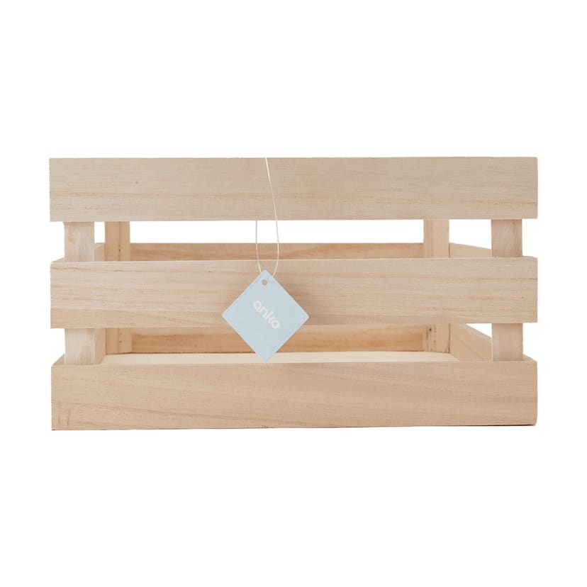 Wooden Crate Medium Kmart