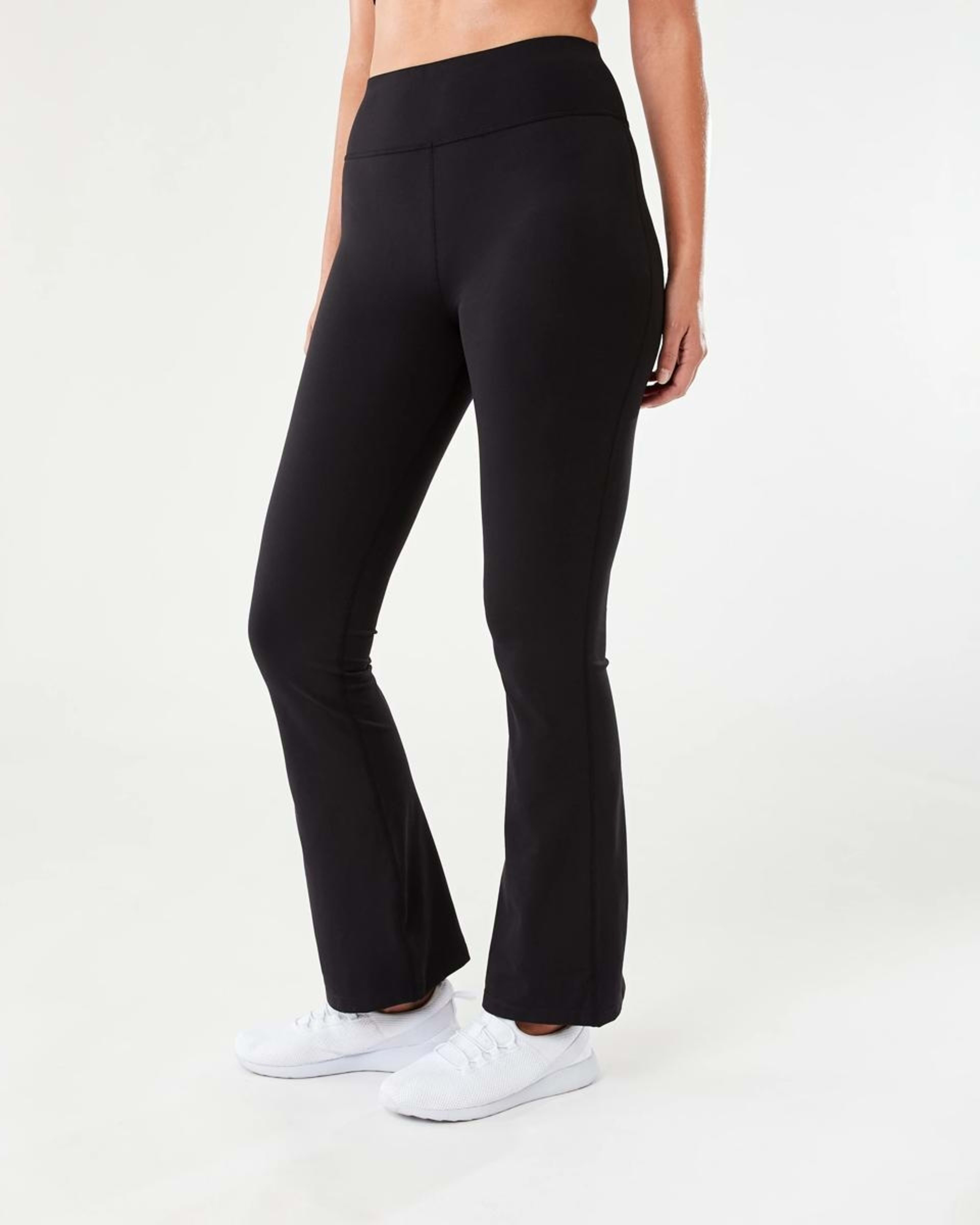 2 Active Womens Flare Leggings BLACK, 2 of 5
