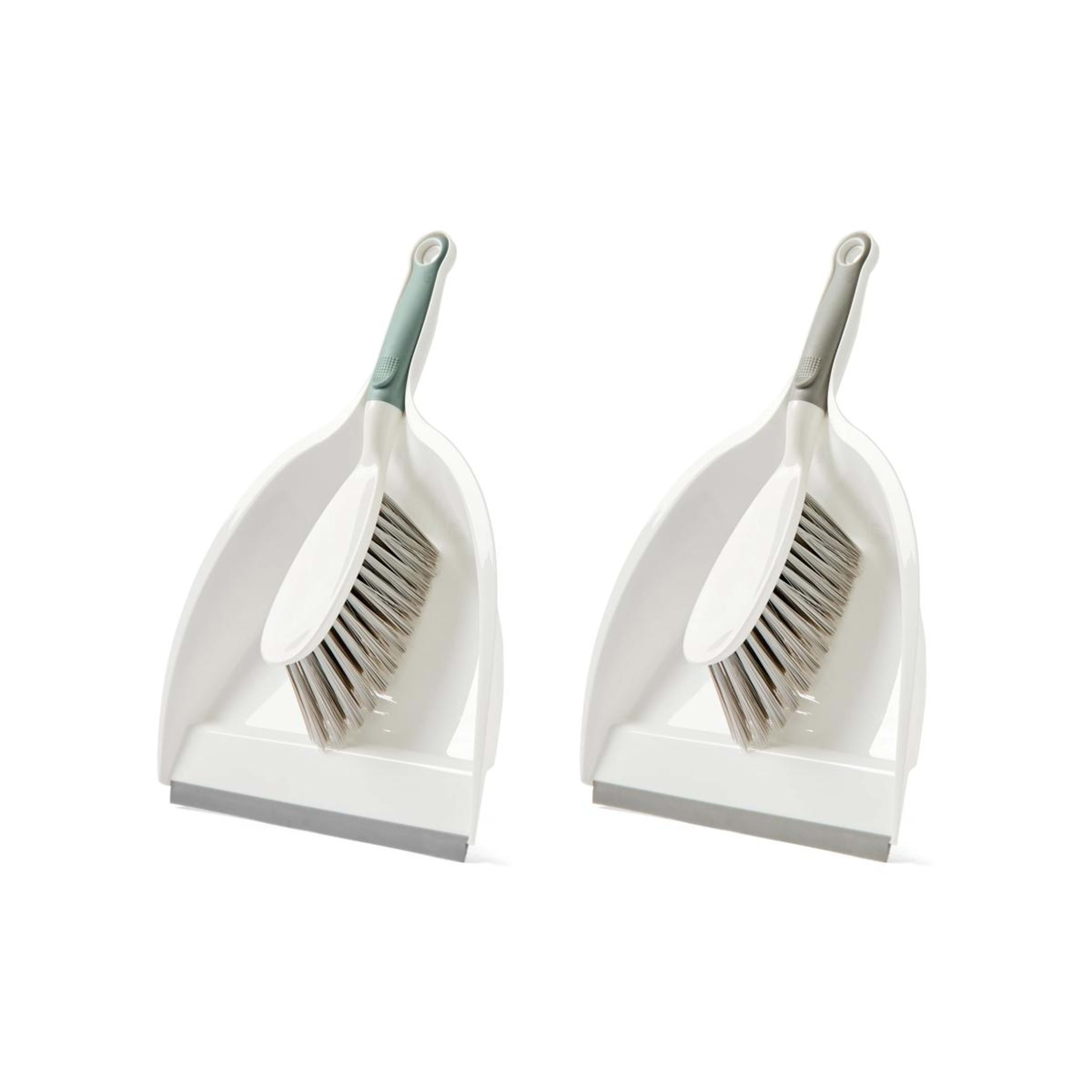 1 Dustpan and Brush - White and Grey, 1 of 8