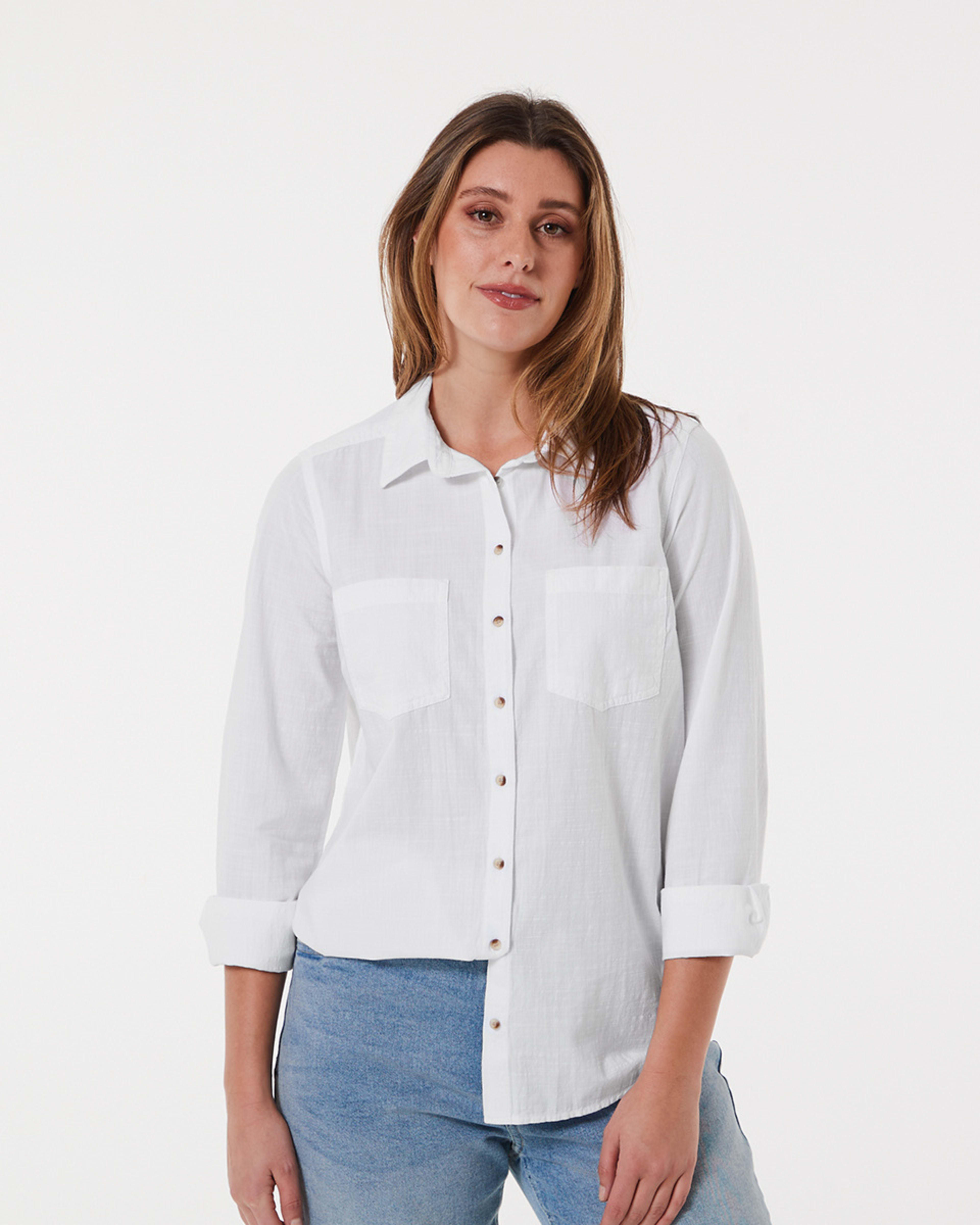Long Sleeve Casual Shirt - Kmart