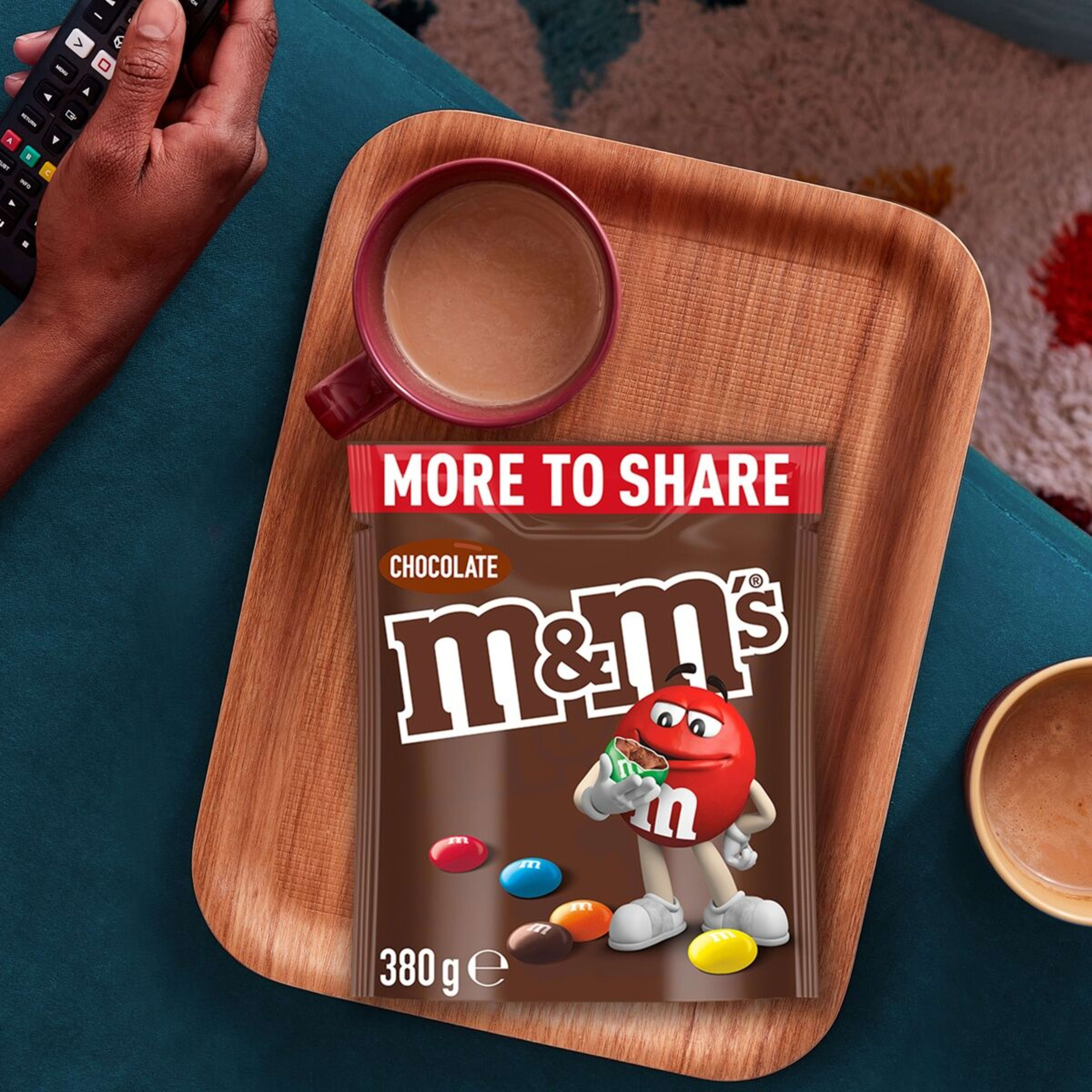 5 M&M’S Milk Chocolate Snack & Share Bag 380g, 5 of 7