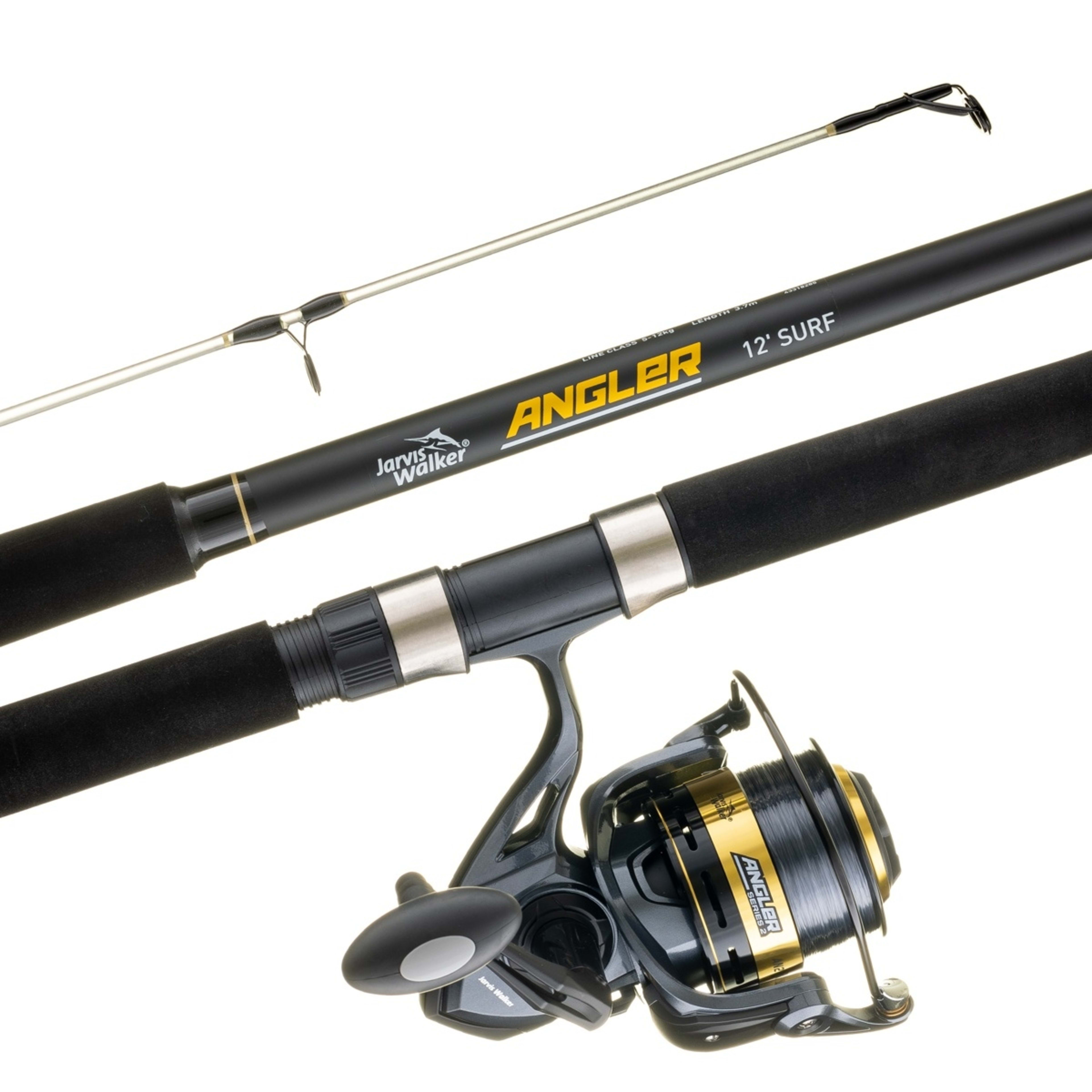1 Jarvis Walker Angler Surf Combo - 12ft., Black
