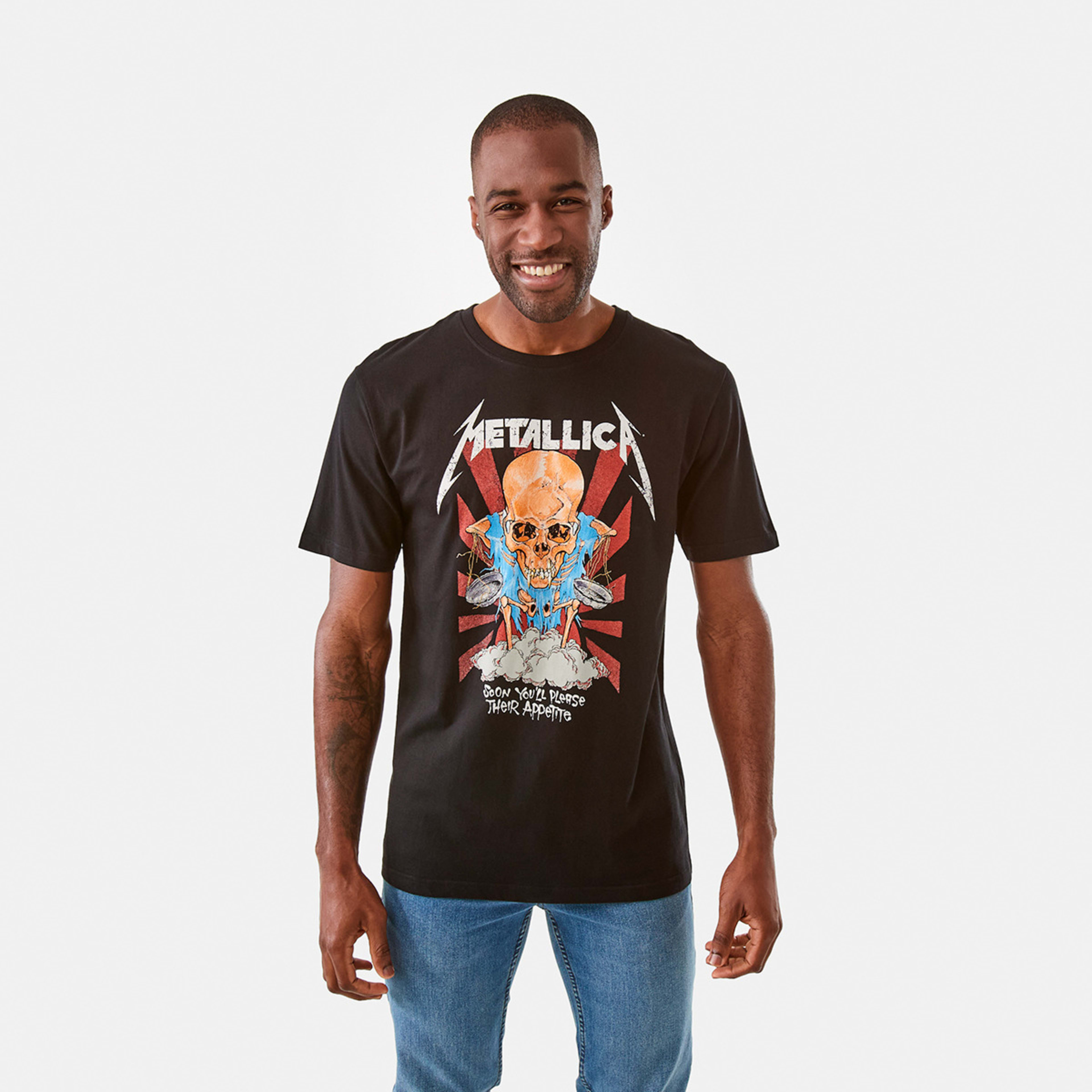 1 Metallica License T-shirt Blk Pirate, 1 of 5