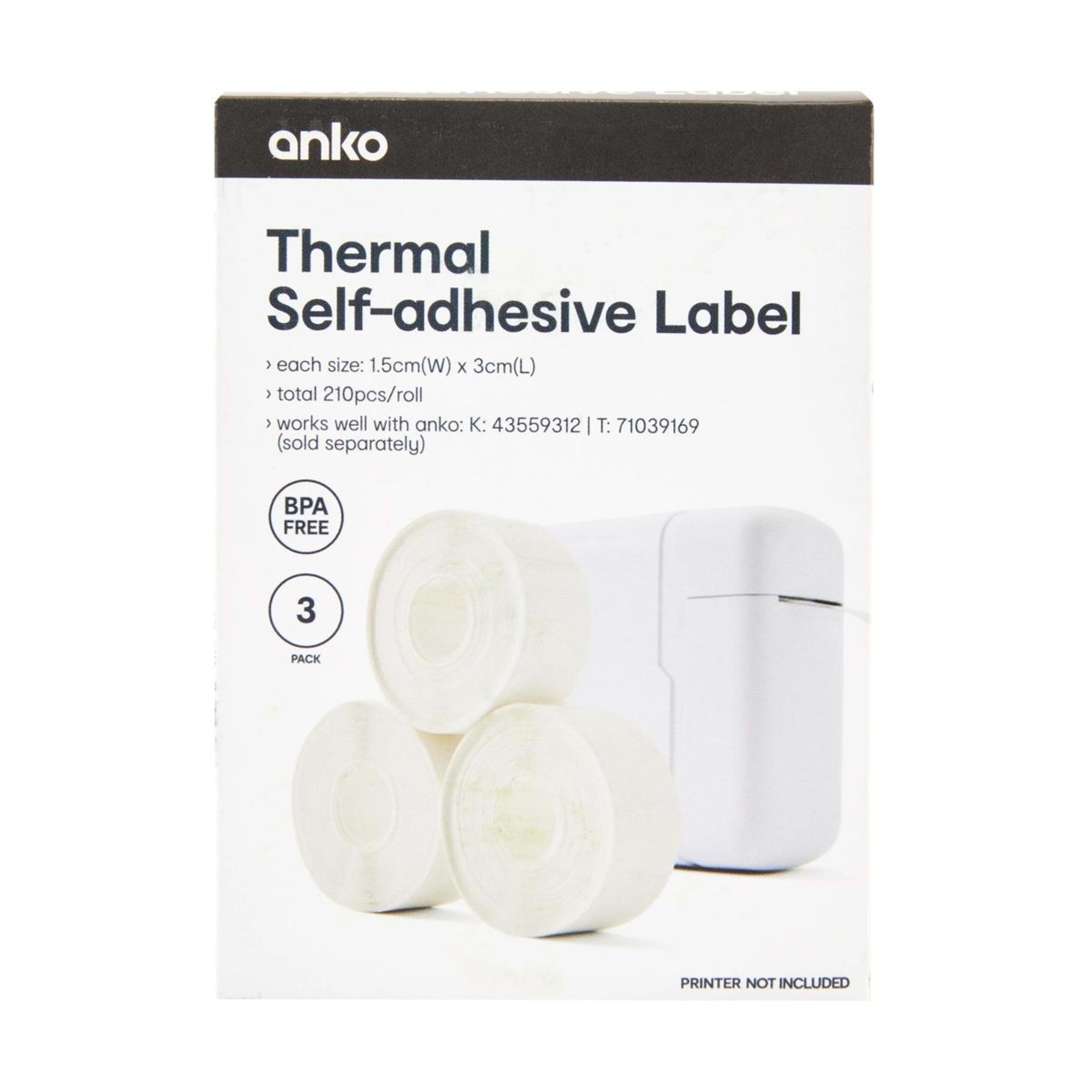 5 3 Pack Label Paper, 5 of 5