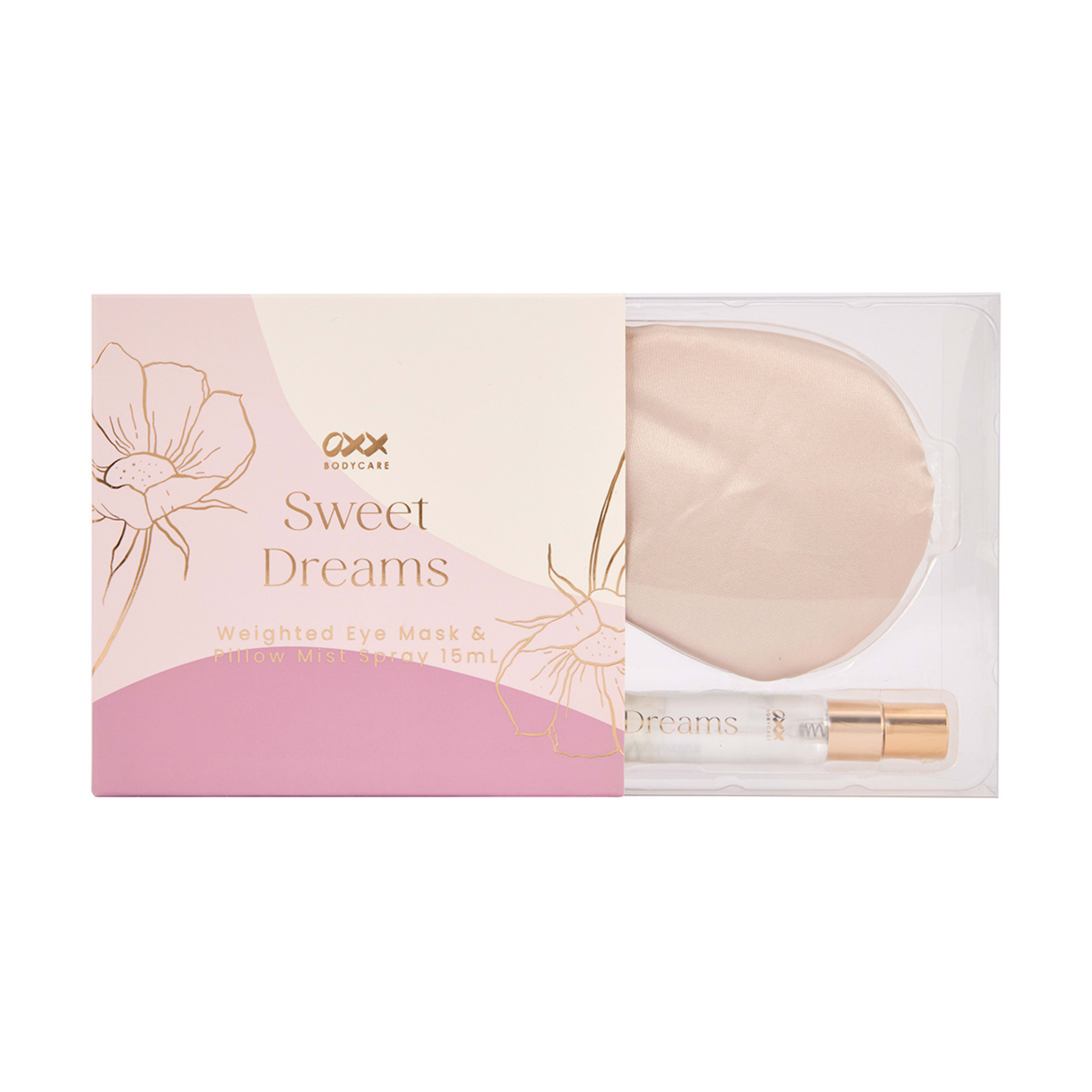 OXX Bodycare Sweet Dreams Weighted Eye Mask and Pillow Mist Spray Kmart