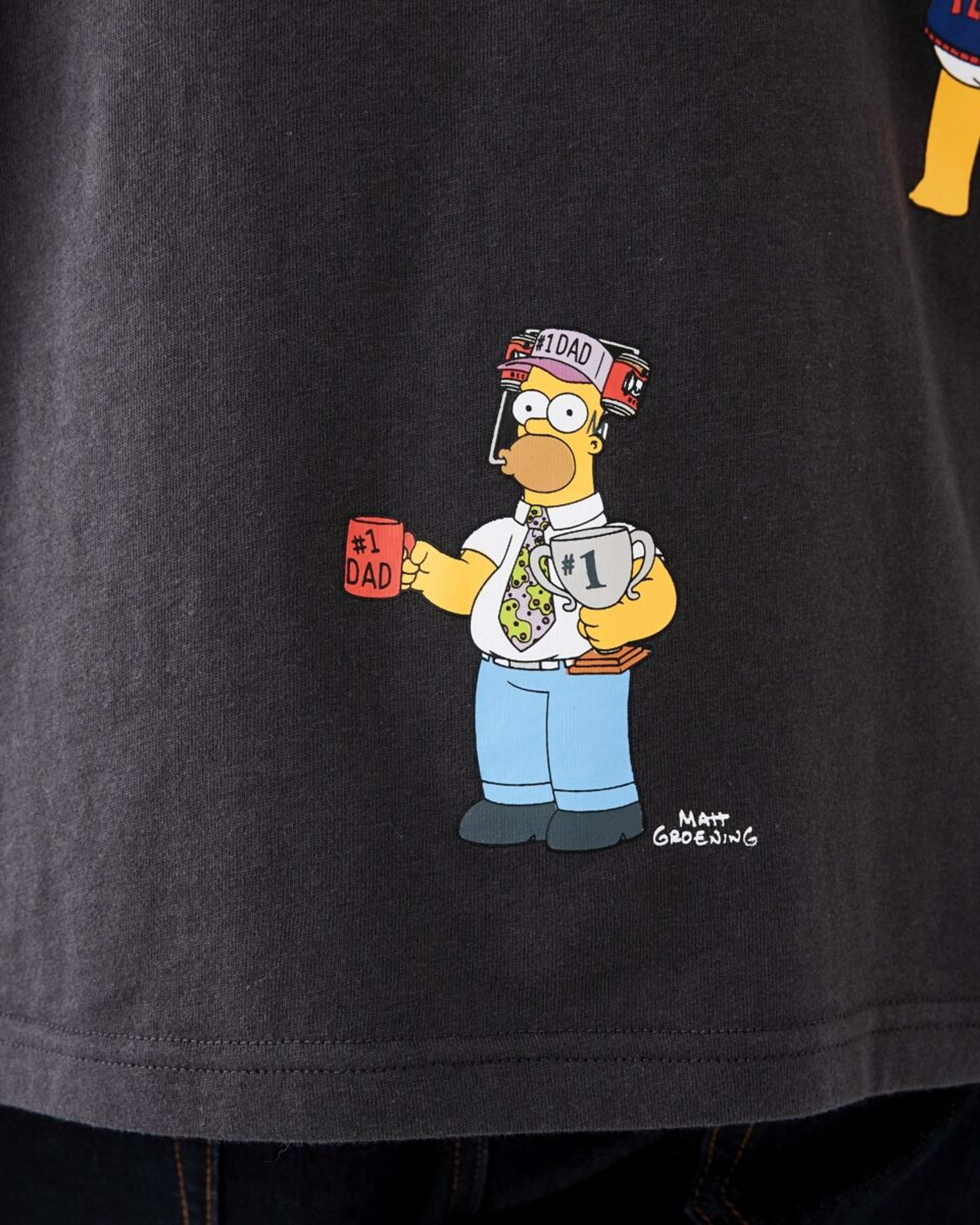 6 Simpsons License T-shirt OYSTER BLACK, 6 of 7