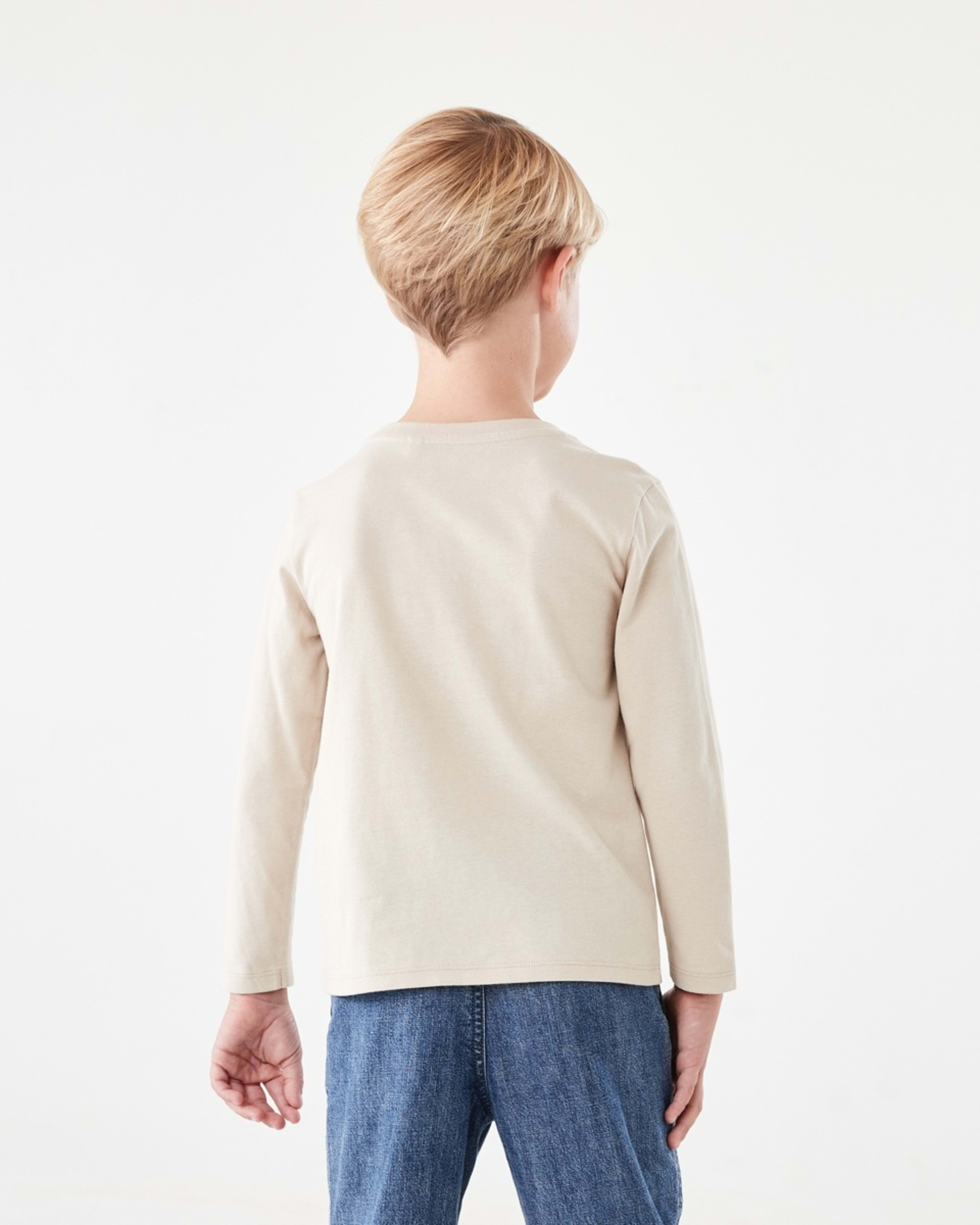 2 Long Sleeve Boucle T-shirt Bge Dino, 2 of 8