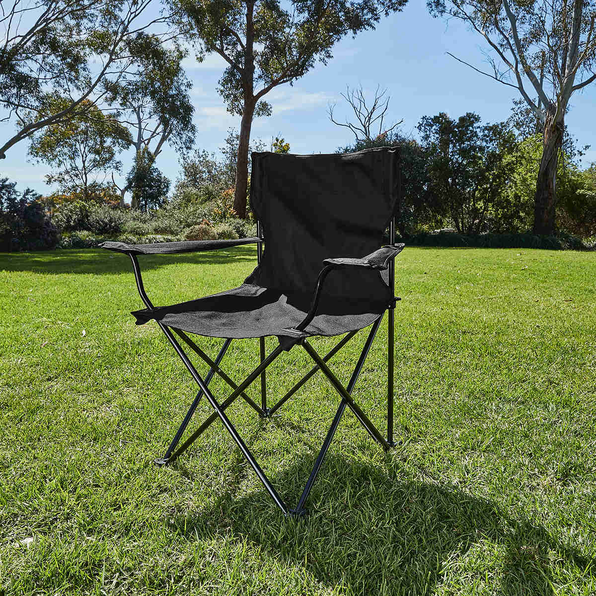 kmart black folding chairs