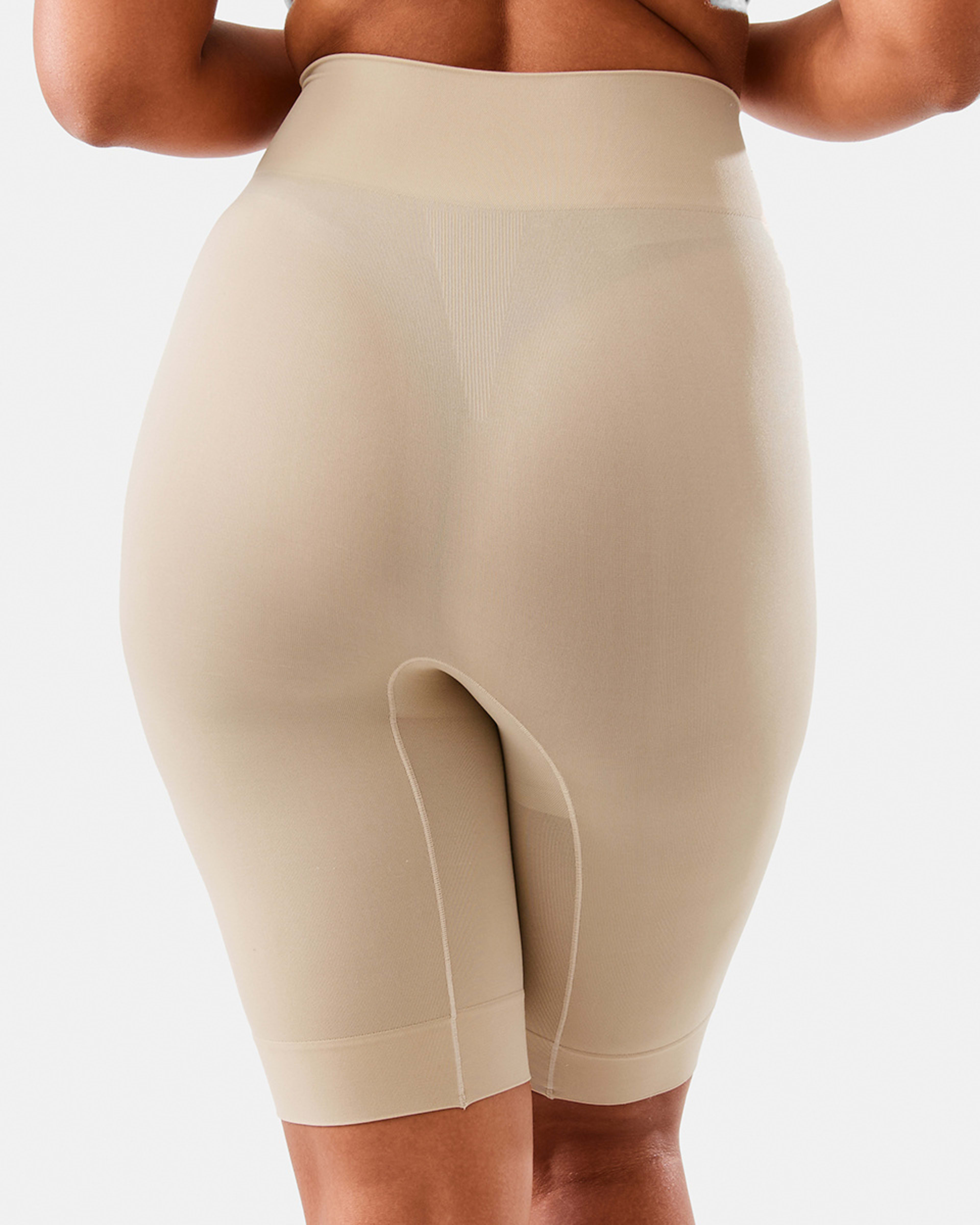 3 2 Pack Anti Chafe Shorts ALMOND, 3 of 5