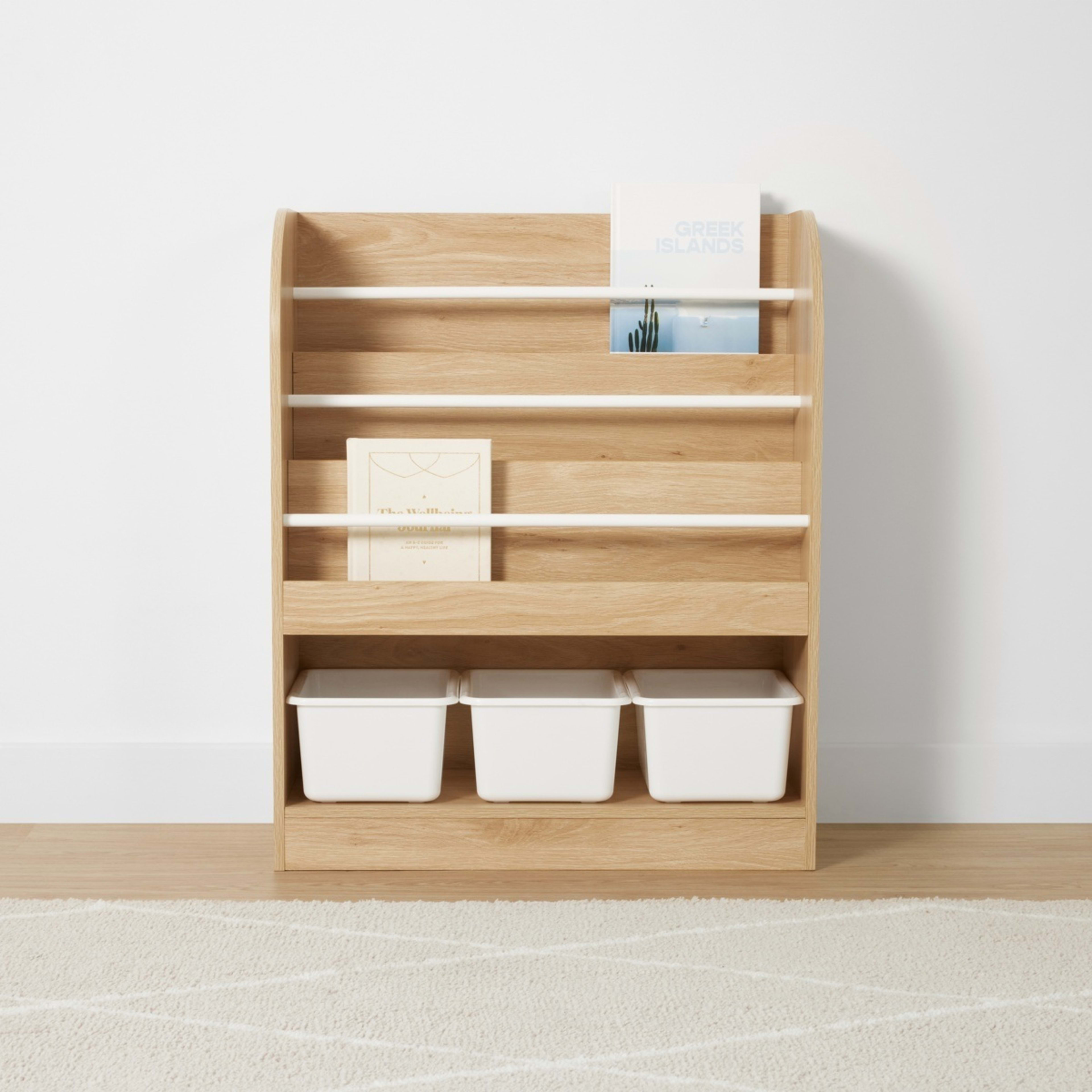 1 Kids Bookcase with Storage
