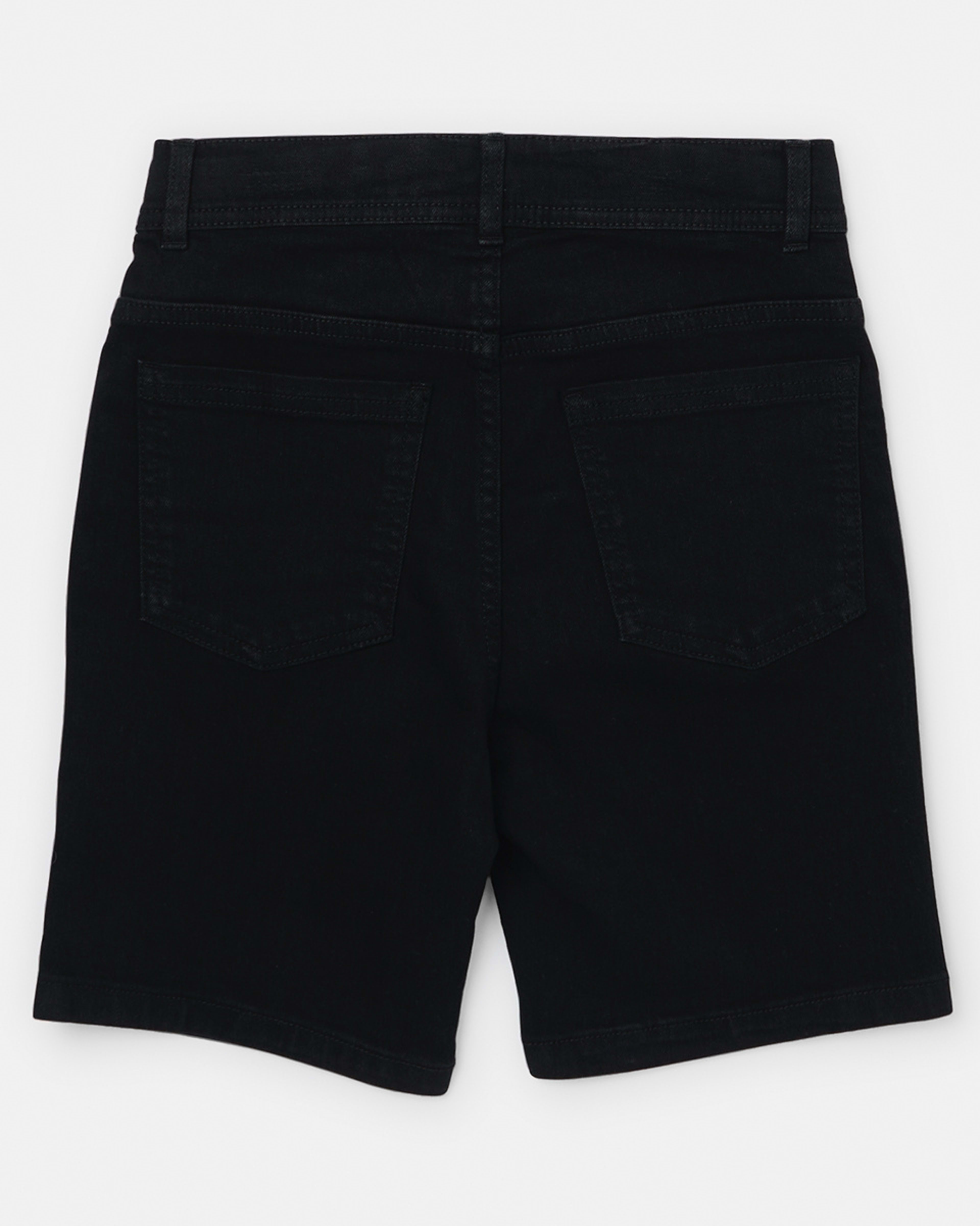 Black Denim Shorts - Kmart