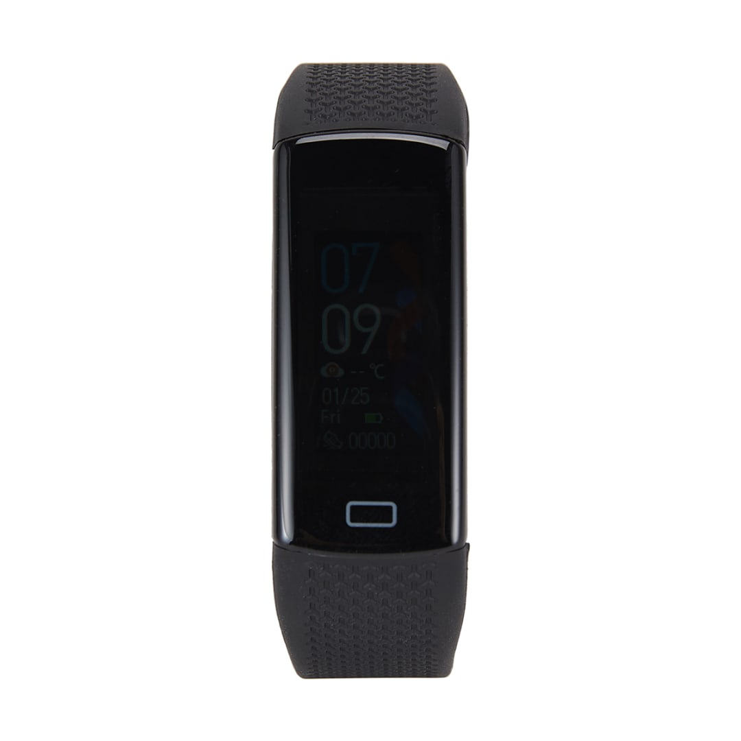 Smart Fitness Tracker Black Kmart