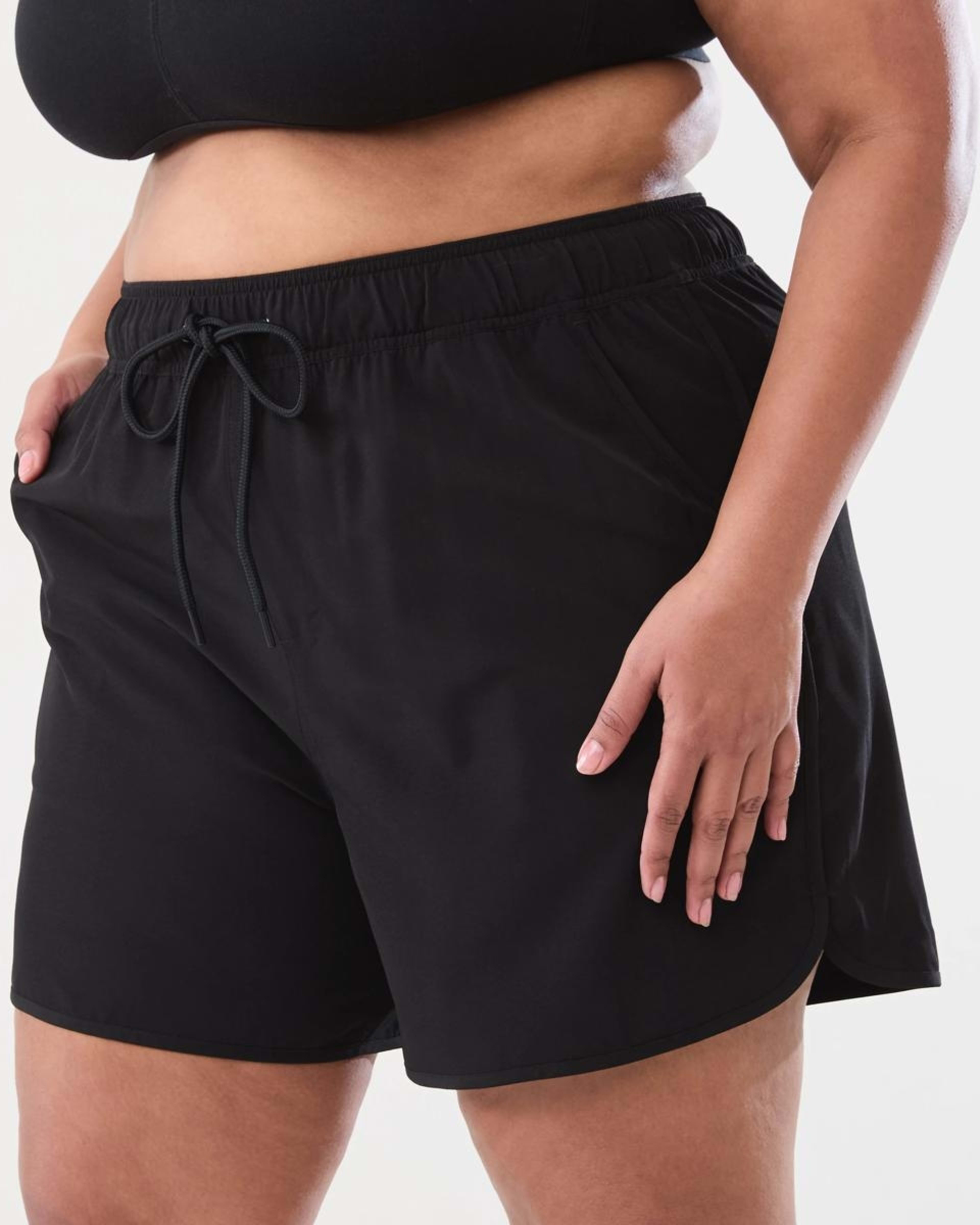 2 Curve Mid Length Boardshorts BLACK, 2 of 6