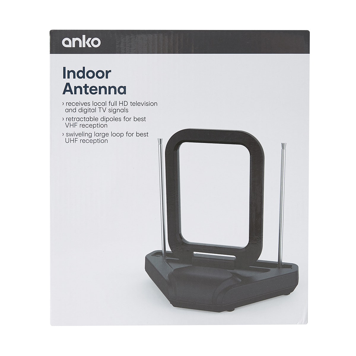 Indoor Antenna Black Kmart