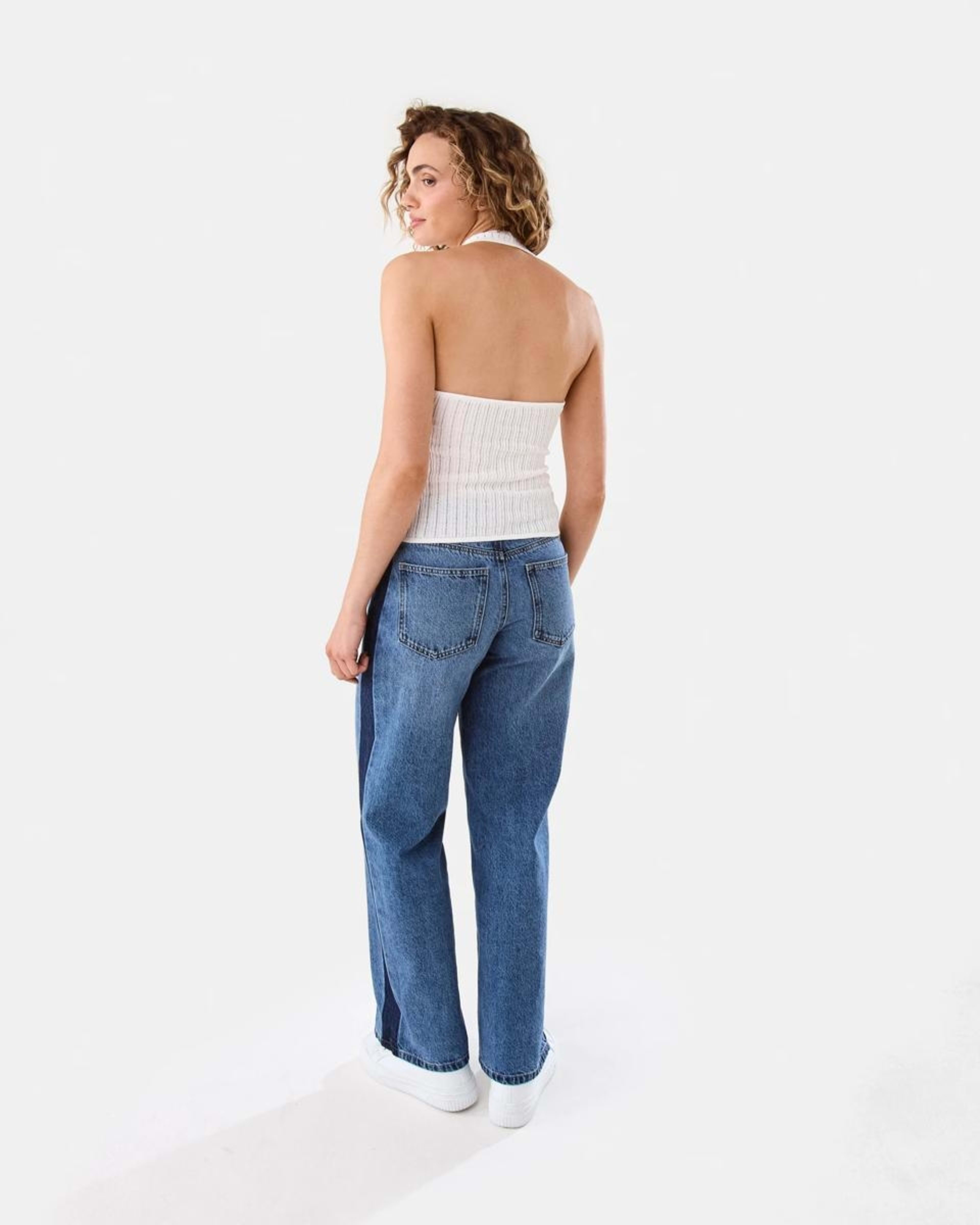 6 Halter Twist Front Top WHITE, 6 of 9