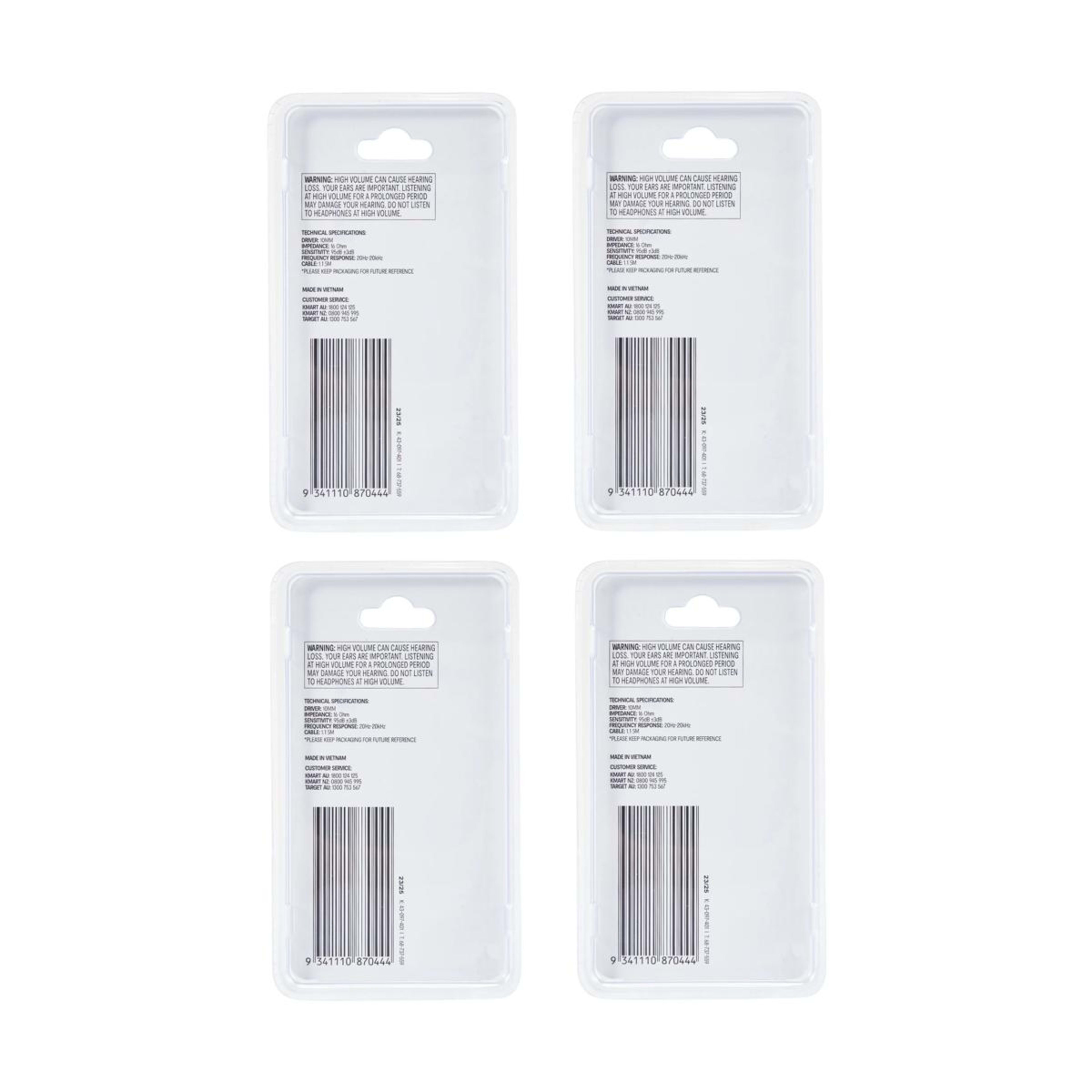 5 Wired Earphones - Assorted, 5 of 7