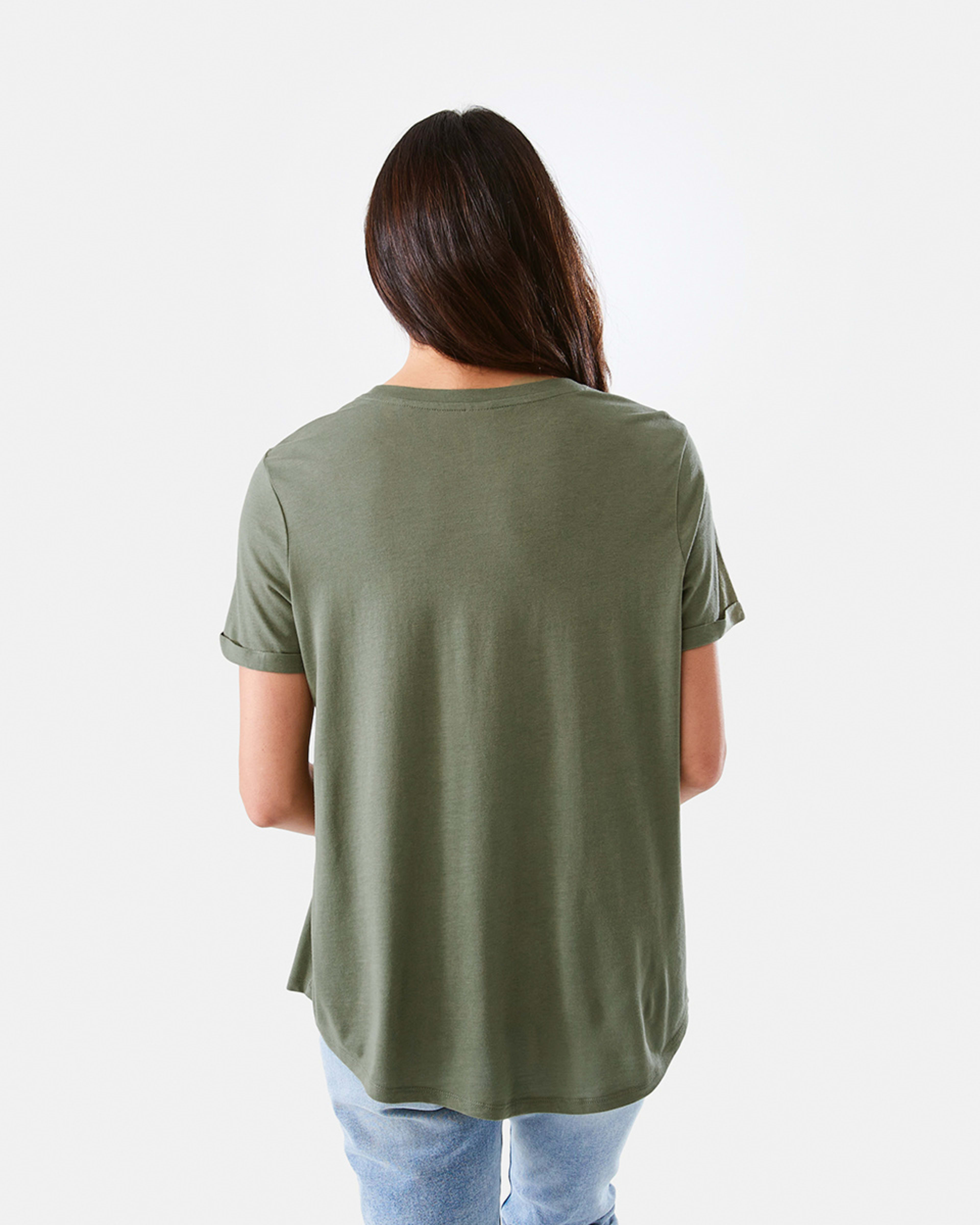 Short Sleeve Detailed Printed T-shirt - Kmart