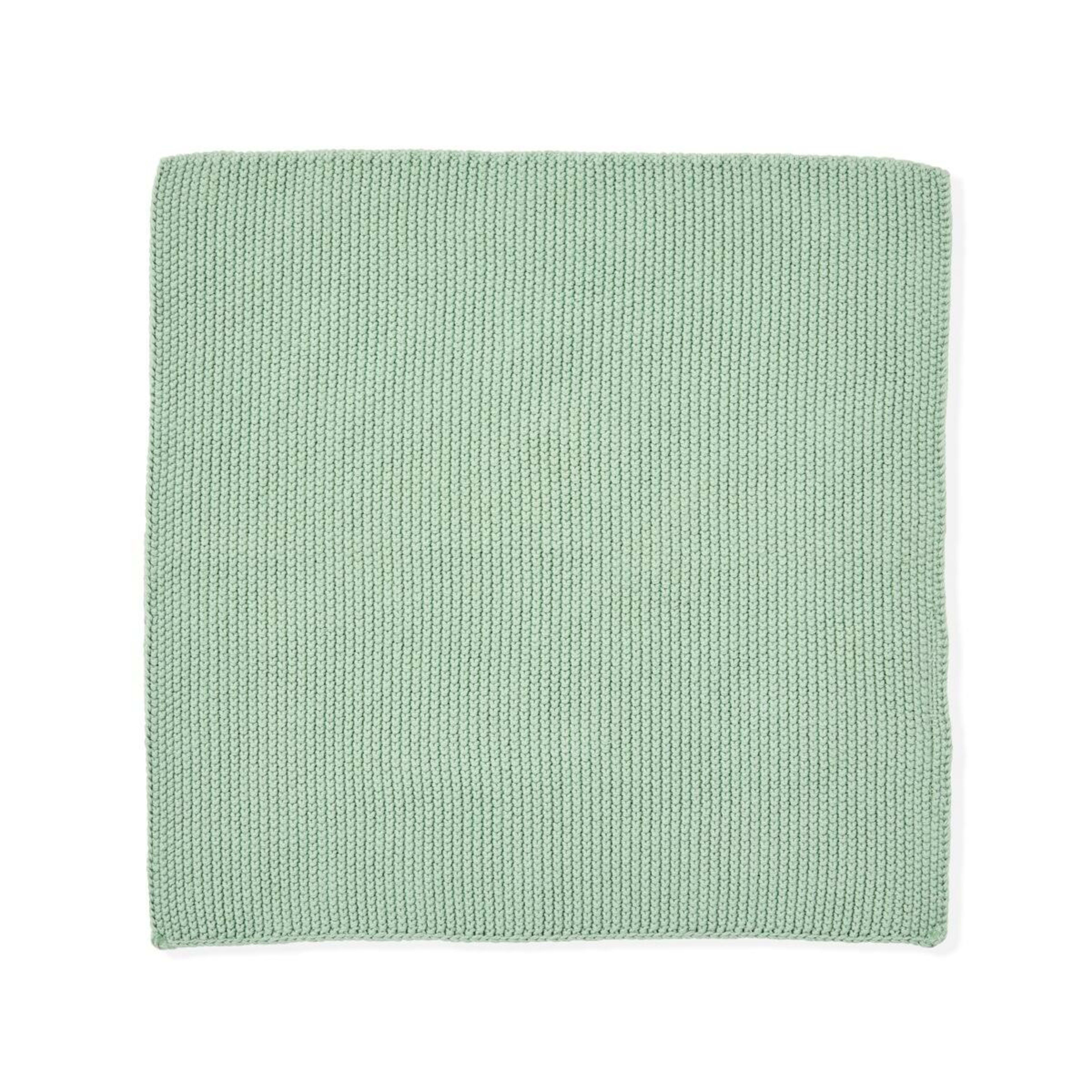 5 Pack of 3 Knitted Dish Cloths - Green, 5 of 6