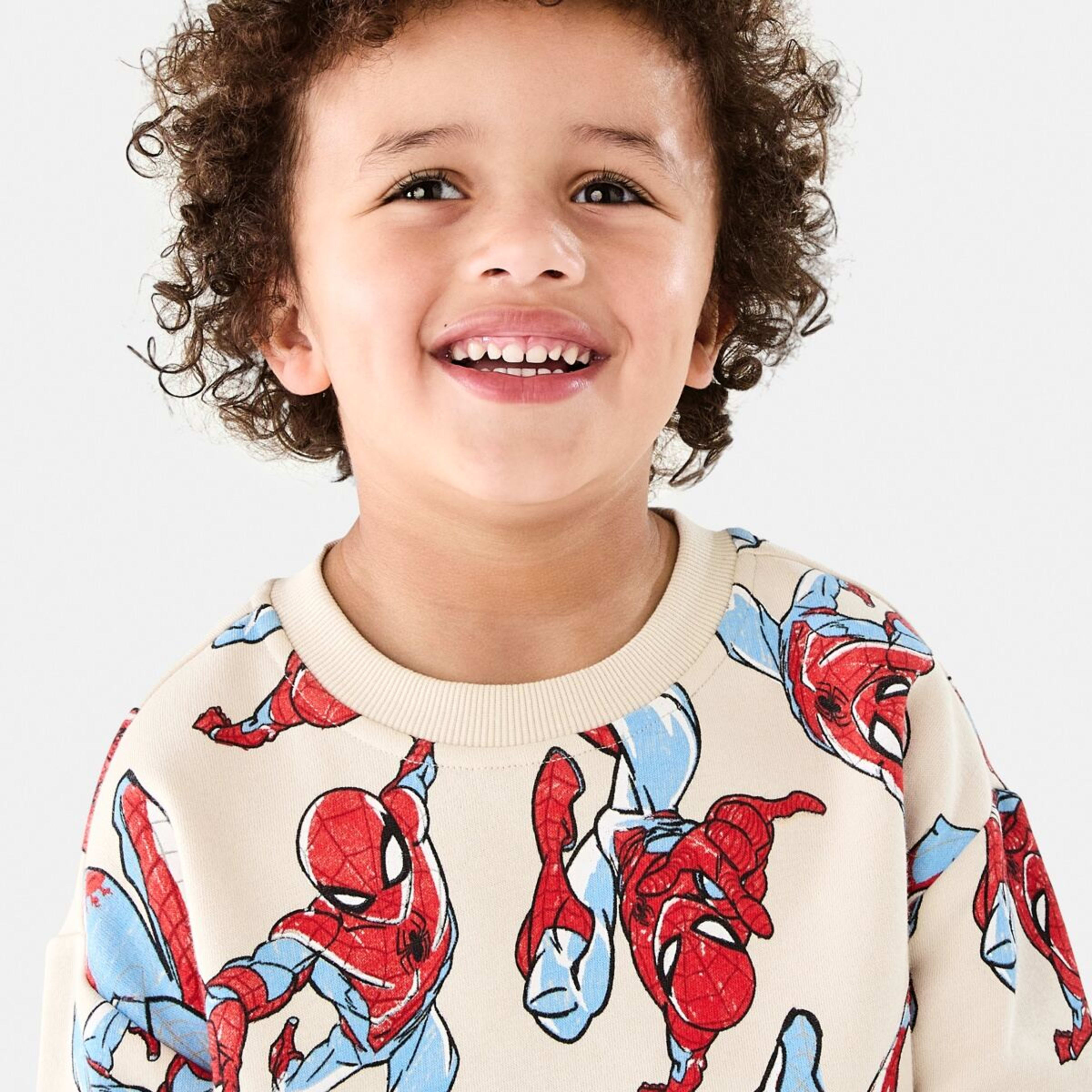 3 Spider-Man License Print Crew Neck Sweatshirt Spiderman, 3 of 8