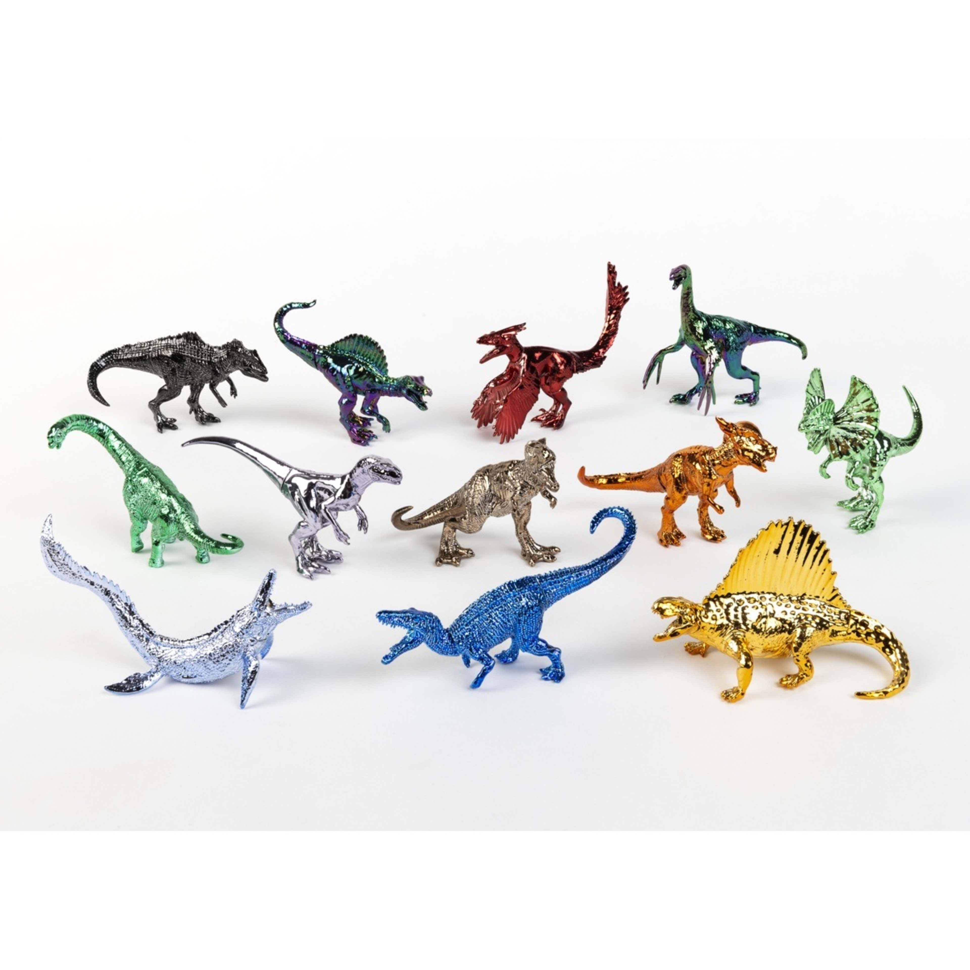 6 Captivz Plated Dinos Action Figure - Assorted, 6 of 10