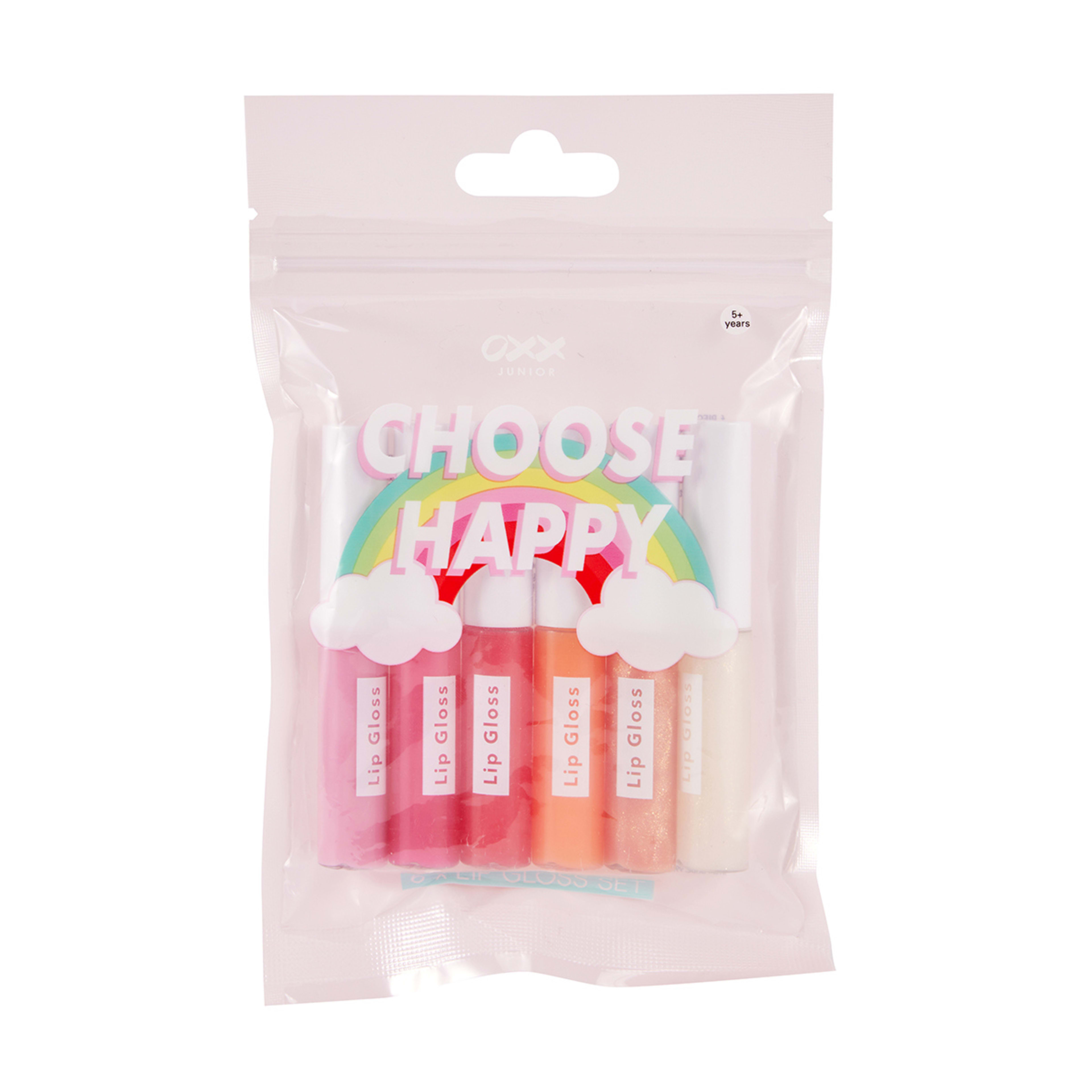 1 OXX Junior 6 Piece Lip Gloss Set - Choose Happy, 1 of 5