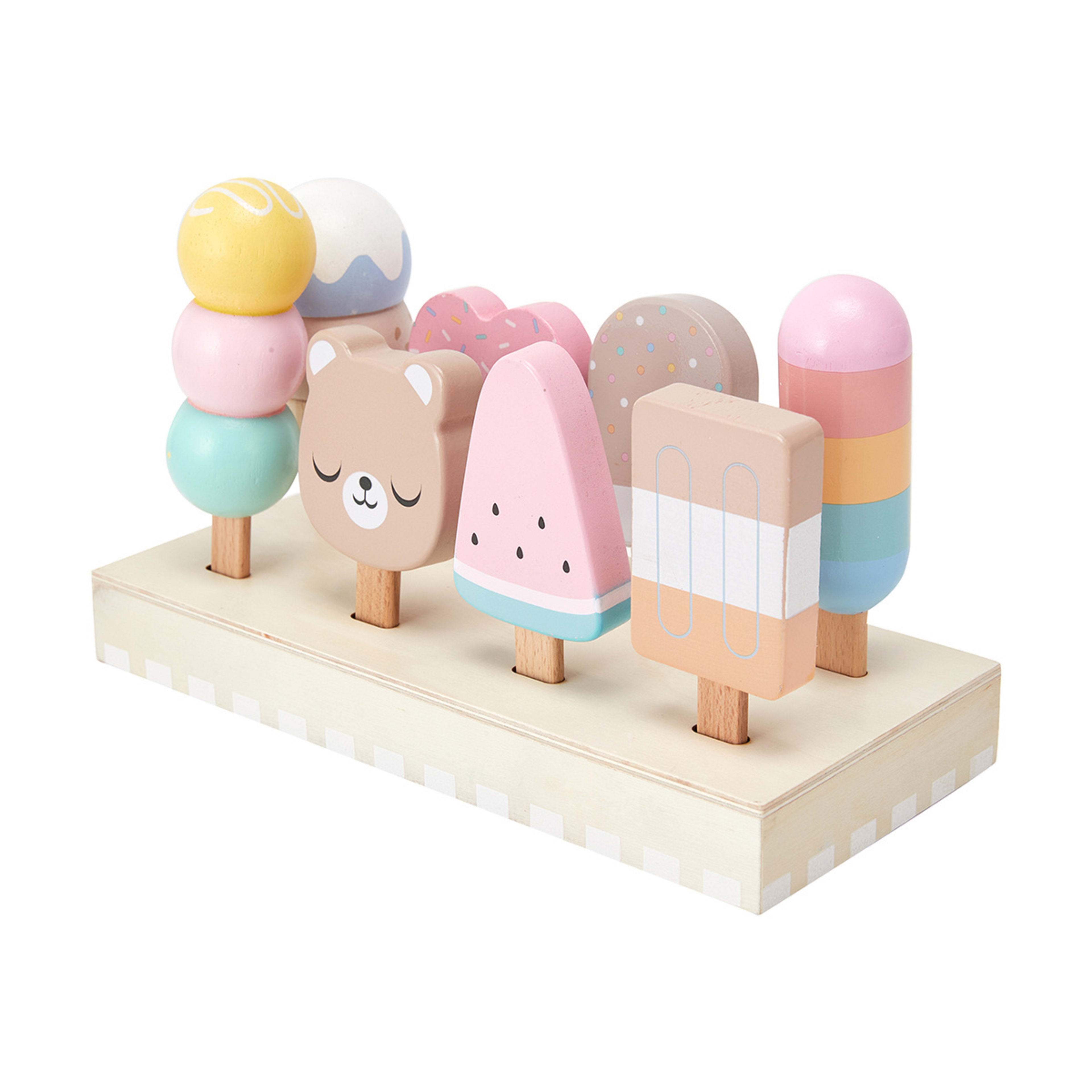 5 Wooden Ice Cream Tray, 5 of 10